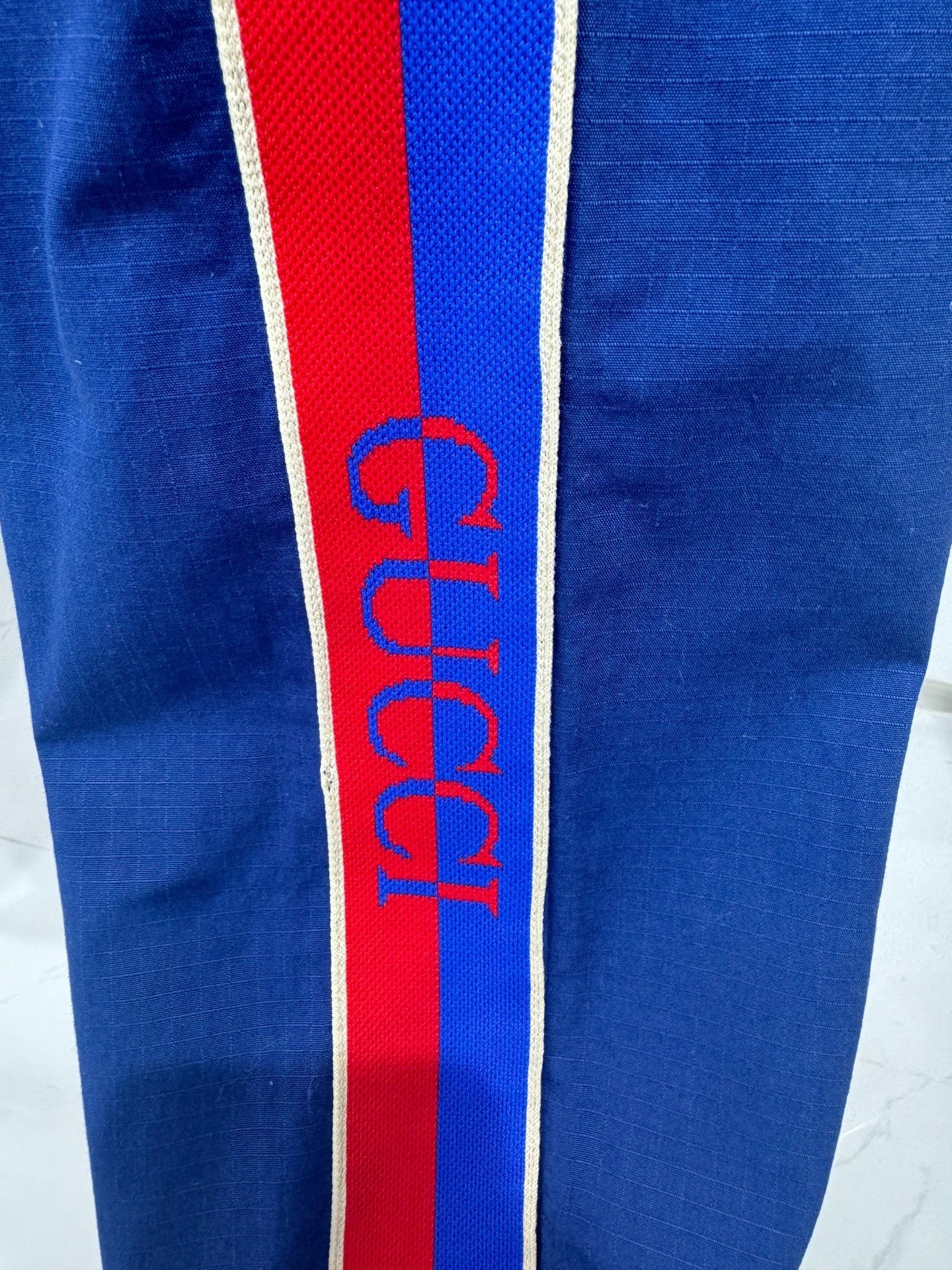 Gucci GUCCI blue logo school uniform trousers Size US 28 / EU 44 - 3 Thumbnail