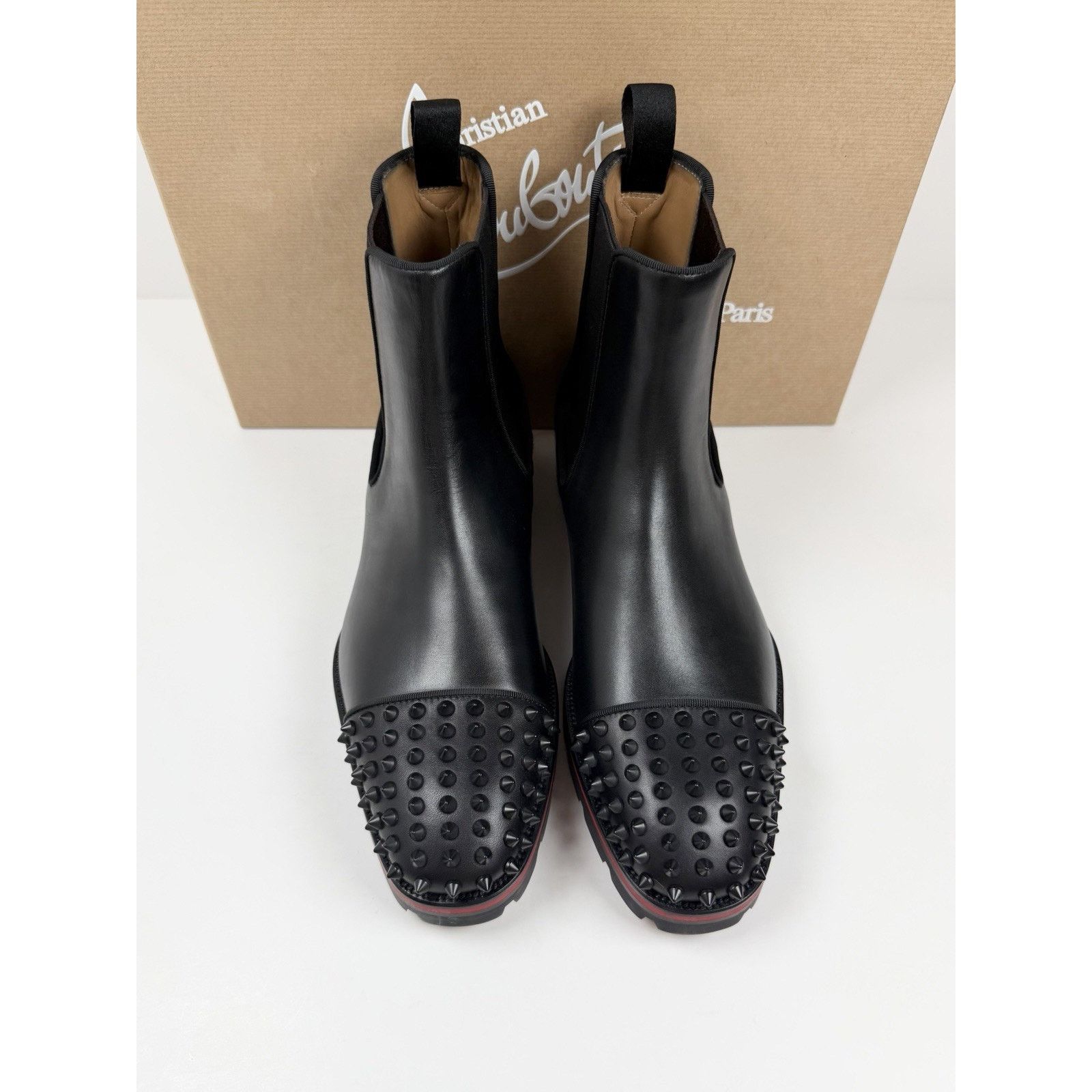 Christian Louboutin Size 41EU/8US - Christian Louboutin Melon Spikes Boots NEW Size US 8 / EU 41 - 3 Thumbnail