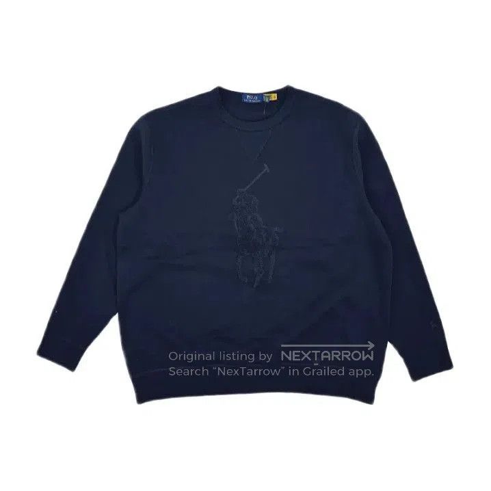 Polo Ralph Lauren Polo Ralph Lauren Navy Round Neck Long-Sleeve Sweatshirt. Size US XL / EU 56 / 4 - 1 Thumbnail