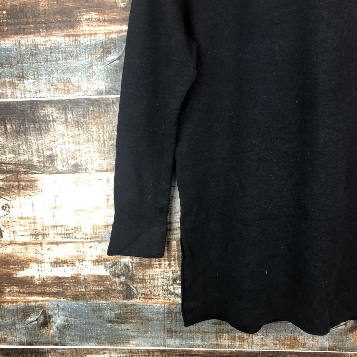 Homespun Knitwear × Japanese Brand Racine Jersey Black Knitwear #A1895 Size M / US 6-8 / IT 42-44 - 7 Thumbnail