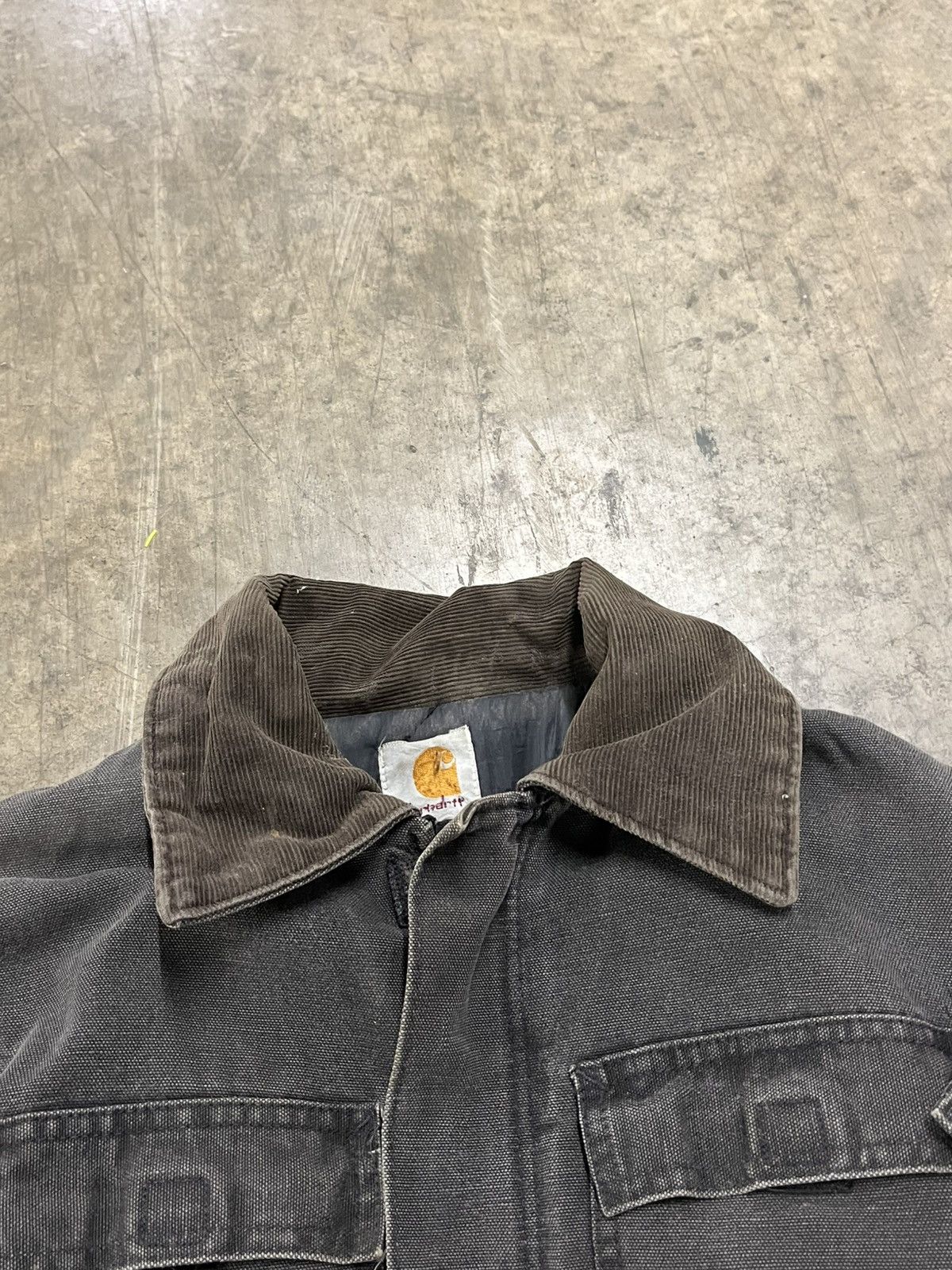 Carhartt × Vintage Carhartt Detroit style jacket faded black vintage streetwear Size US XL / EU 56 / 4 - 5 Thumbnail