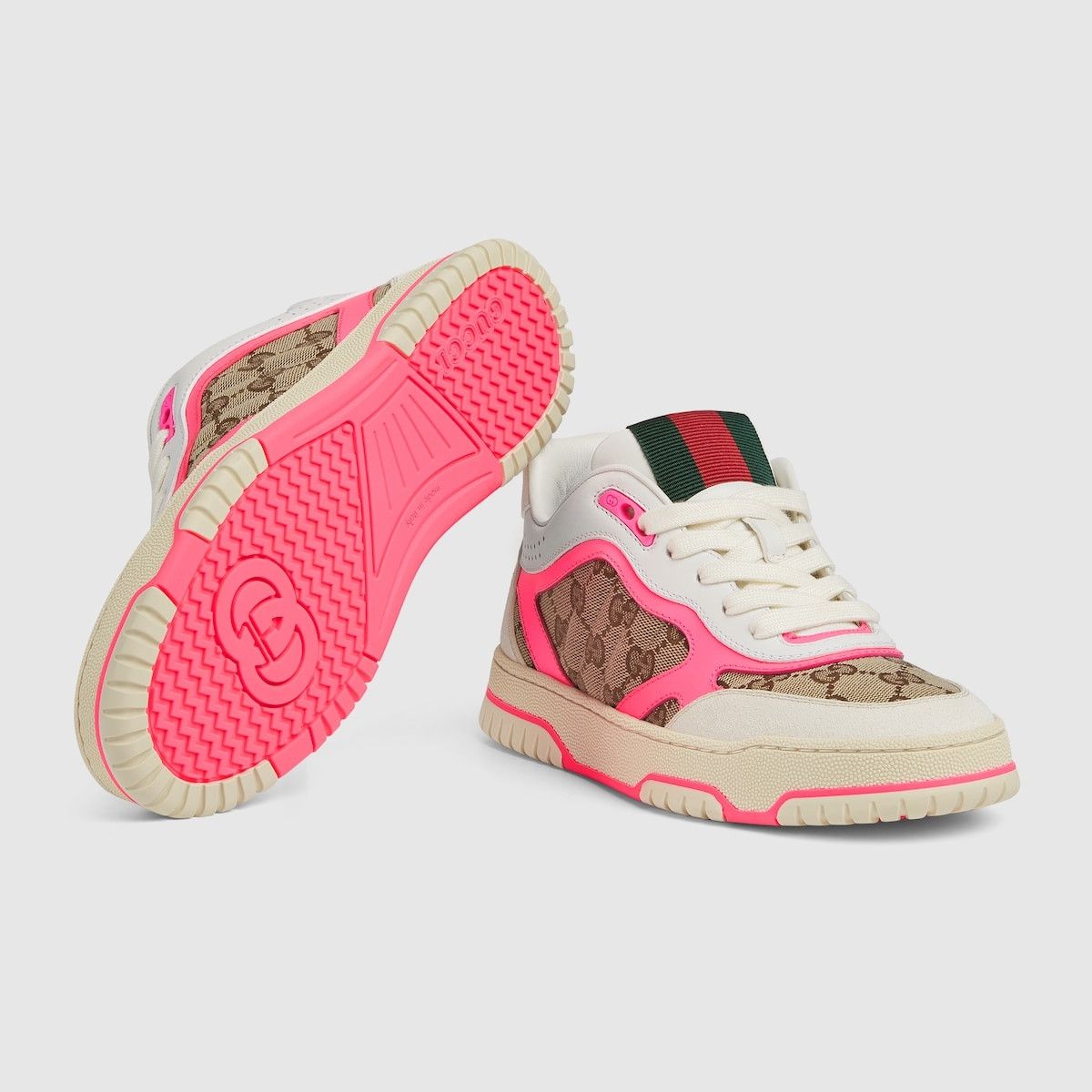 Gucci o1s1wg110625 Re-Web Sneakers in Multicolor Size US 6.5 / IT 36.5 - 6 Thumbnail