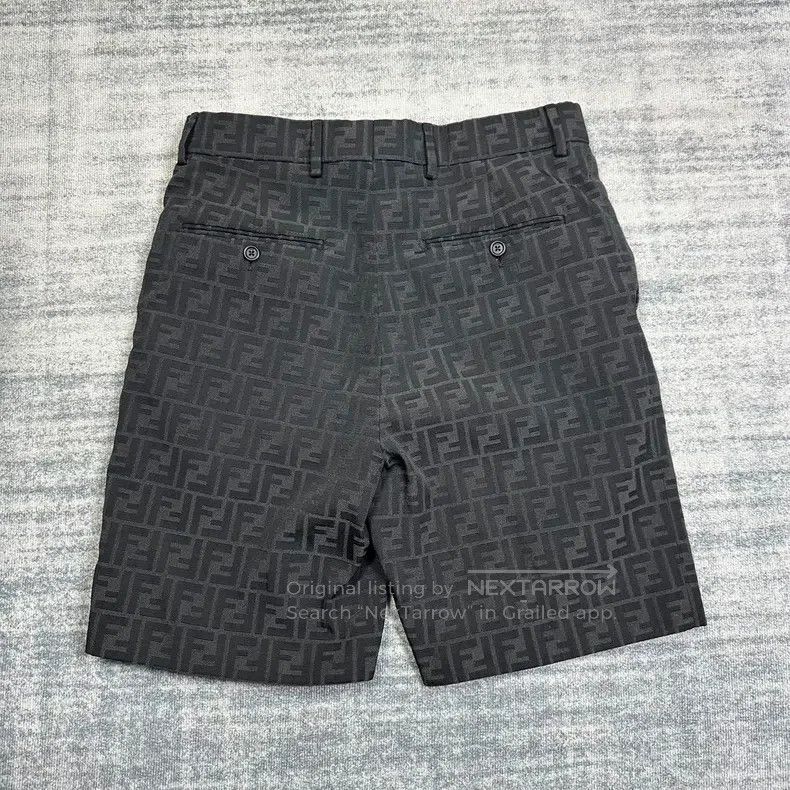 Fendi Fendi Printed Logo Shorts Size US 30 / EU 46 - 2 Thumbnail