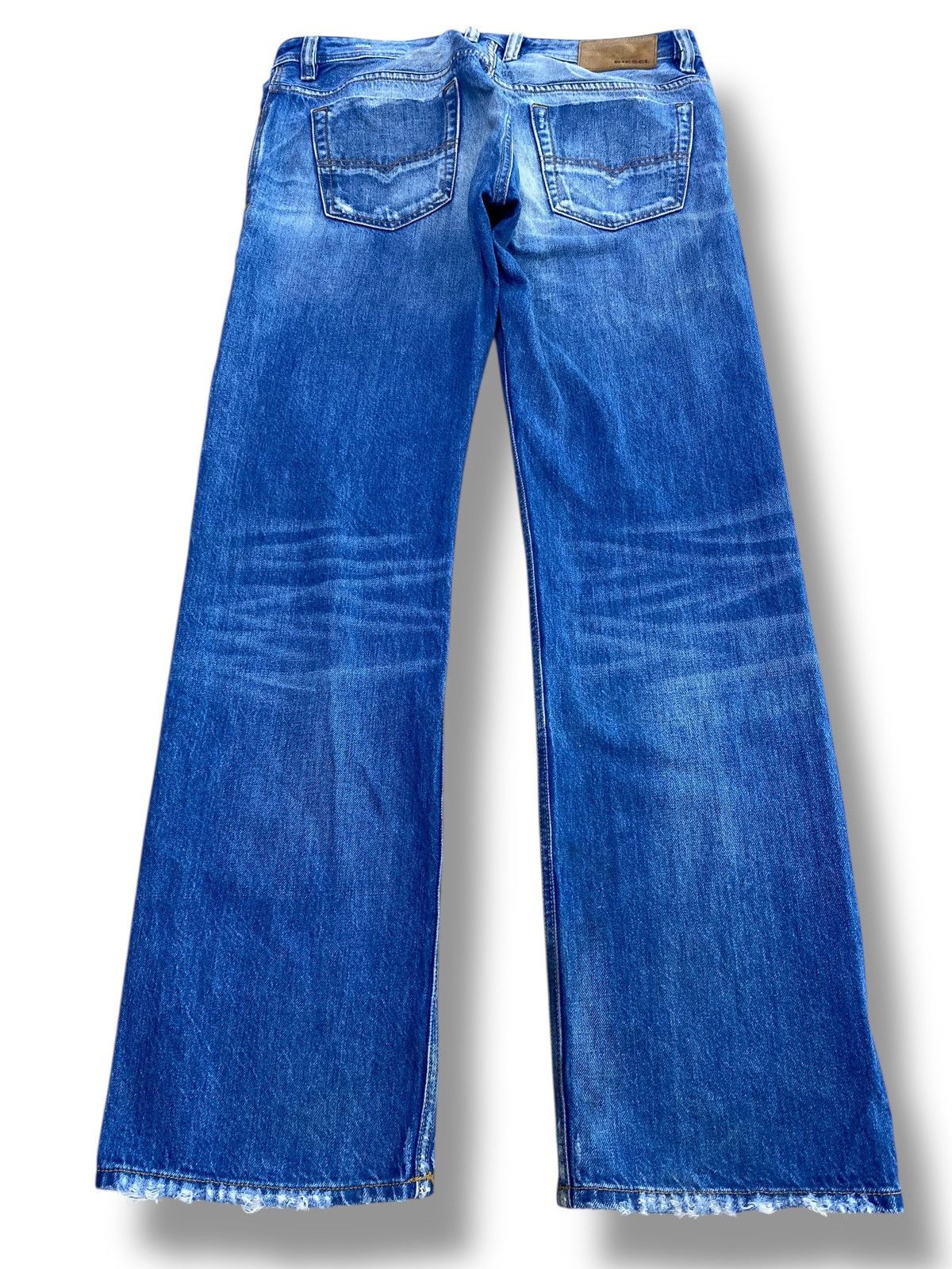 Diesel Diesel Viker Blue Faded Wash Style Ripped Jeans Size US 34 / EU 50 - 3 Thumbnail