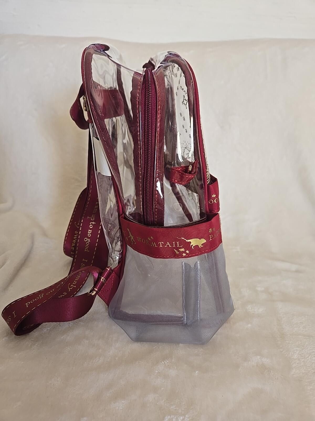 Disney Harry Potter Marauders Map Backpack Bag New Transparent Size ONE SIZE - 7 Thumbnail