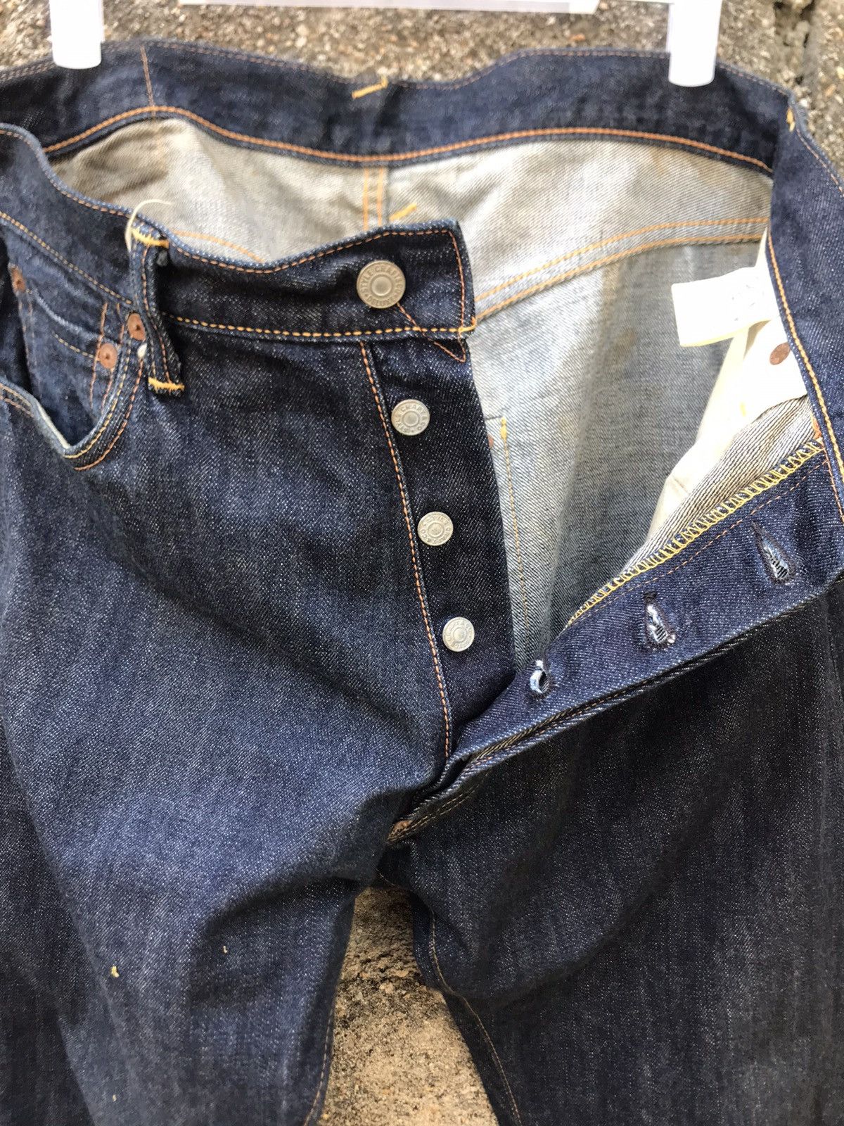 Evisu 🔥Rare Vintage Evisu Red Daicock Selvedge loose Denim-W 33 Size US 33 - 9 Thumbnail