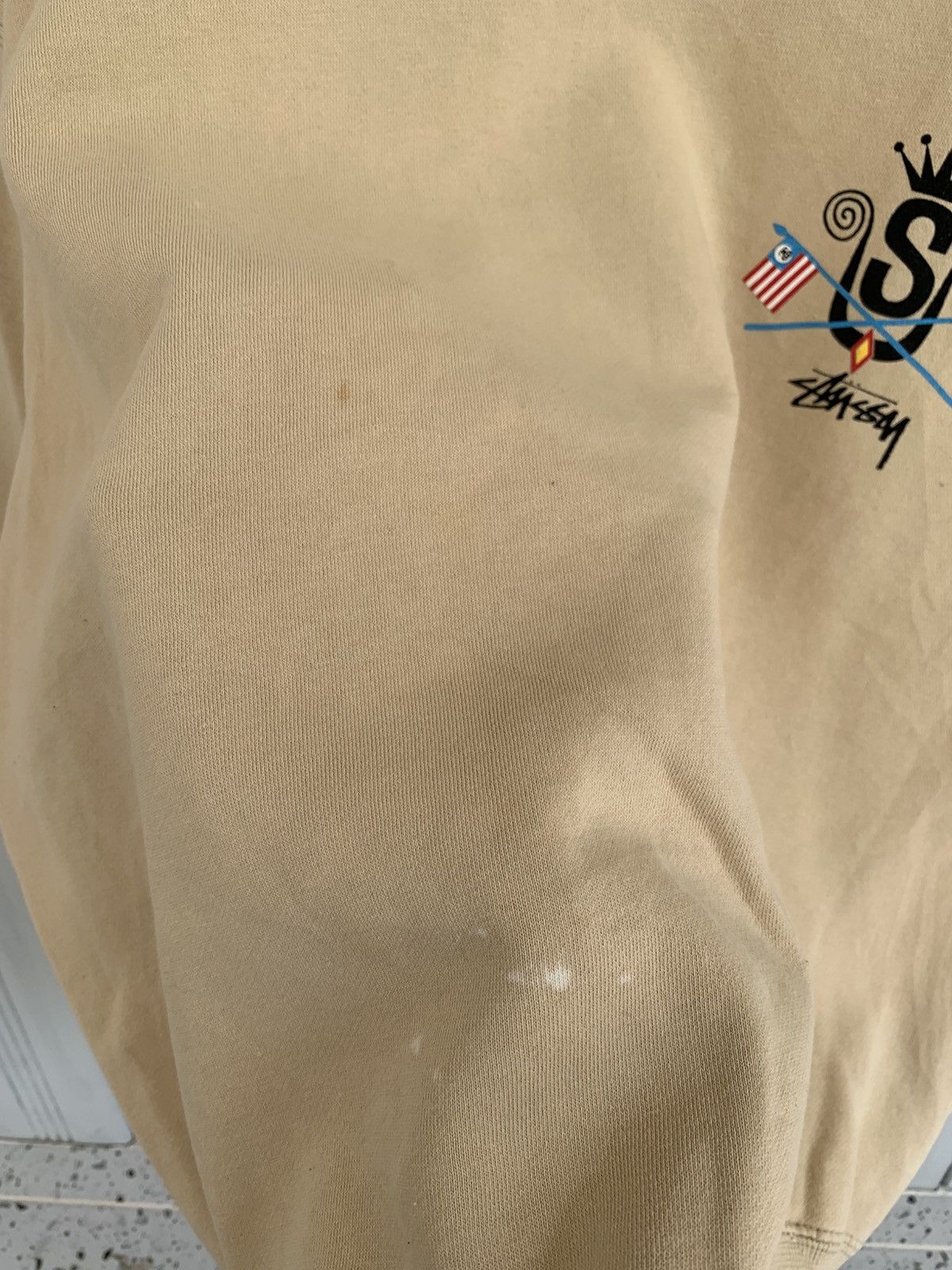 Stussy RARE Vintage Stussy Rasta Distressed Sweatshirt Size US M / EU 48-50 / 2 - 11 Thumbnail