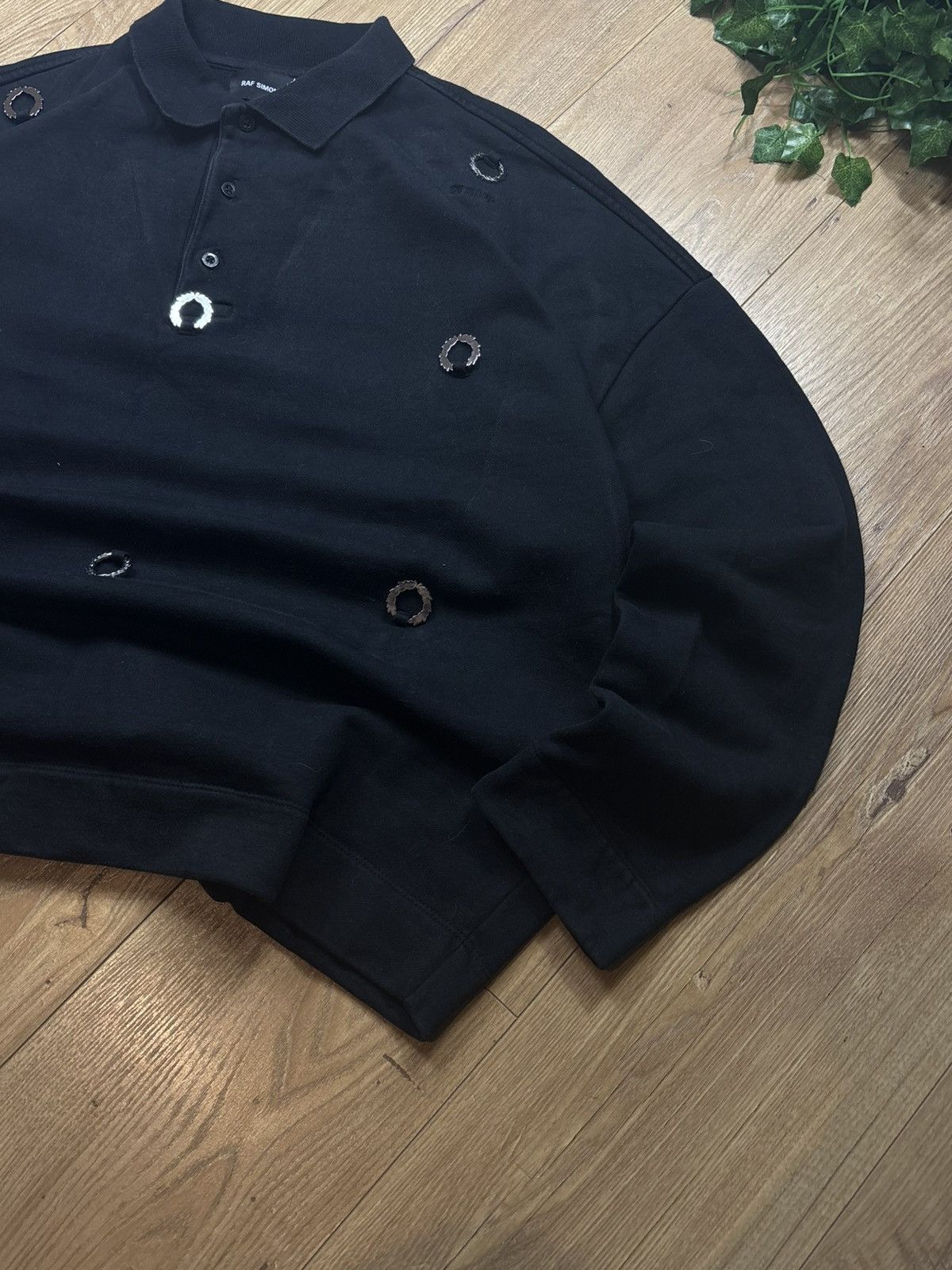 Fred Perry × Raf Simons 2018 Vintage Raf Simons x Fred Perry Ring Irons Sweatshirt Size US M / EU 48-50 / 2 - 4 Thumbnail