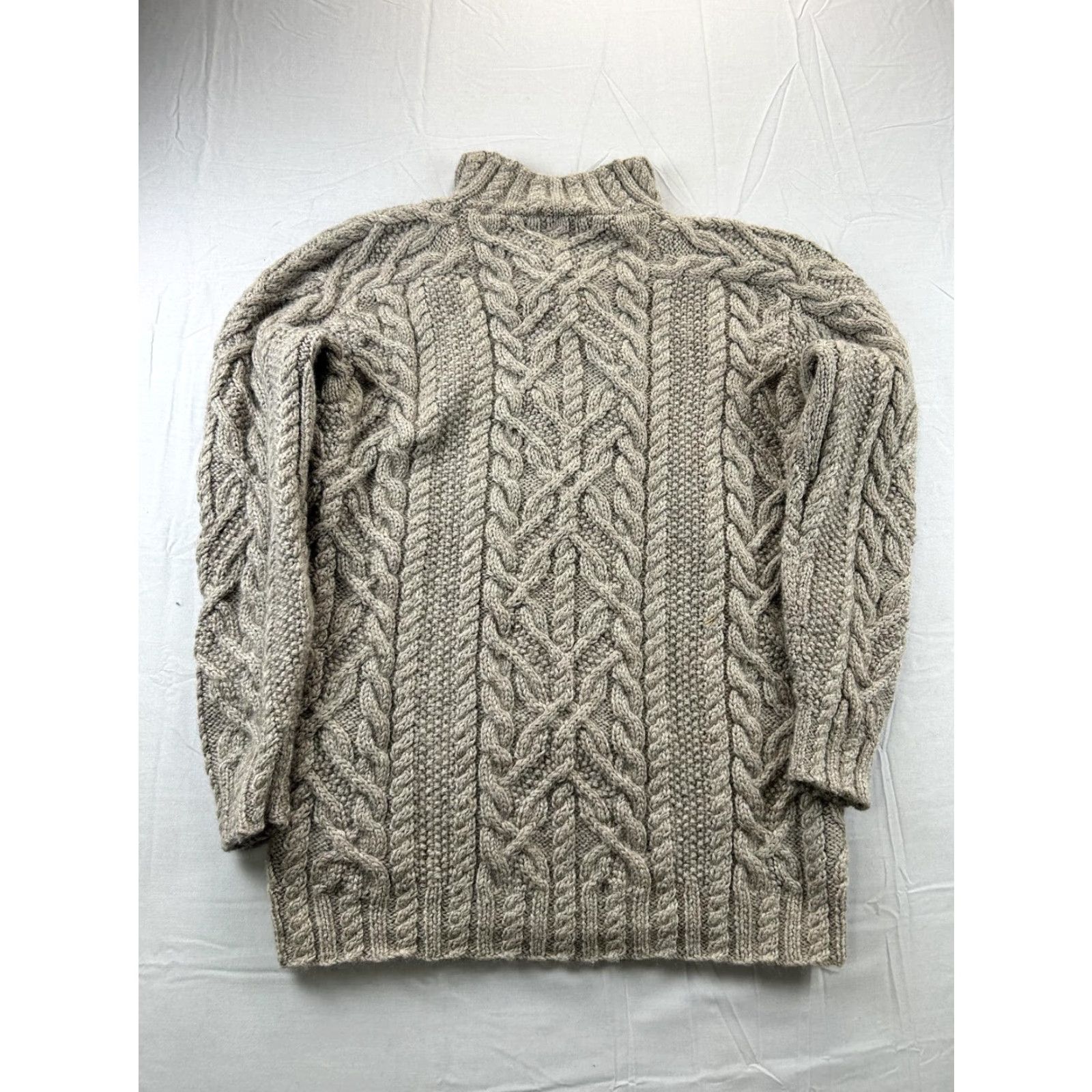 Ralph Lauren Lauren Ralph Lauren Sweater Womens P Medium Wool Cable Knit Henley Pullover Size M / US 6-8 / IT 42-44 - 4 Thumbnail