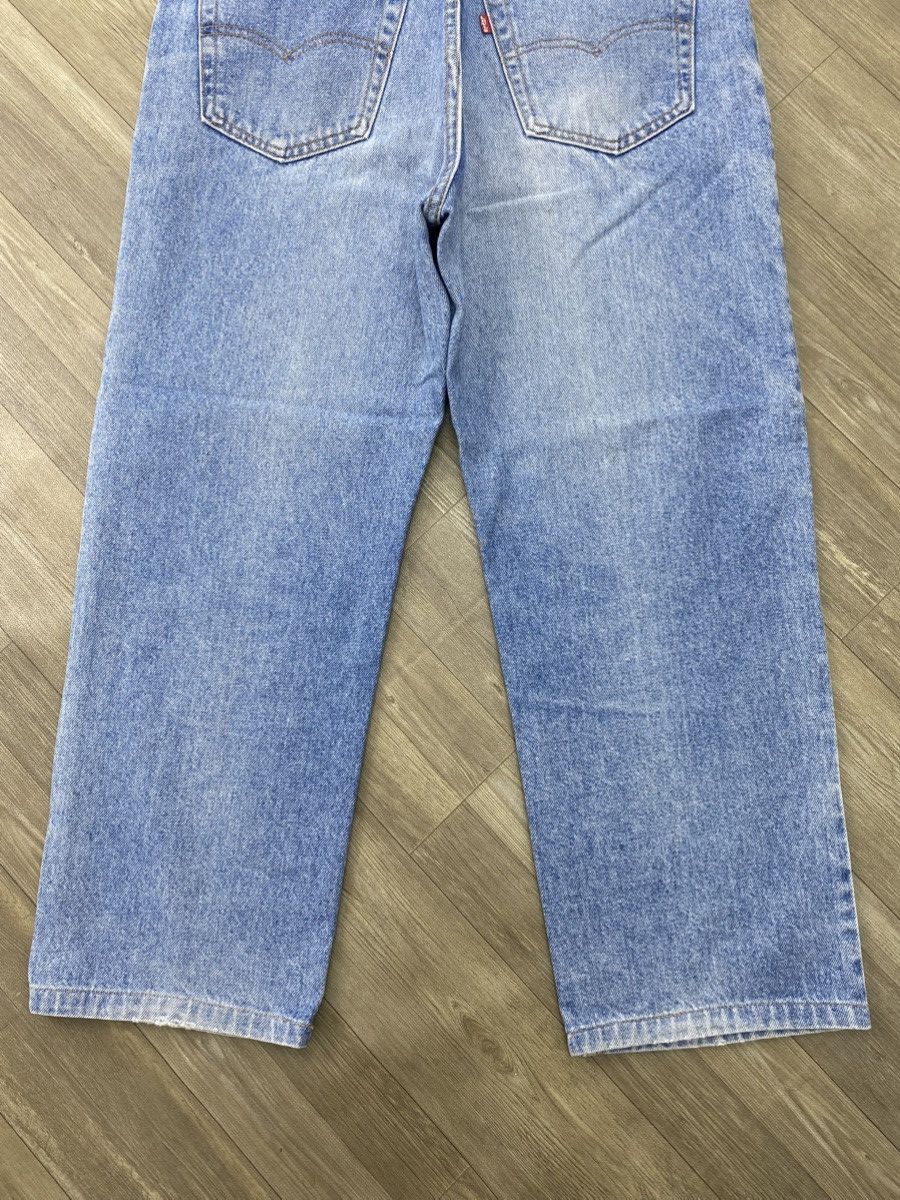 Levi's Vintage Clothing 🇺🇸1990s Vintage Levis 501 USA Straight 36x33 Light Blue Jeans Size US 33 - 11 Thumbnail