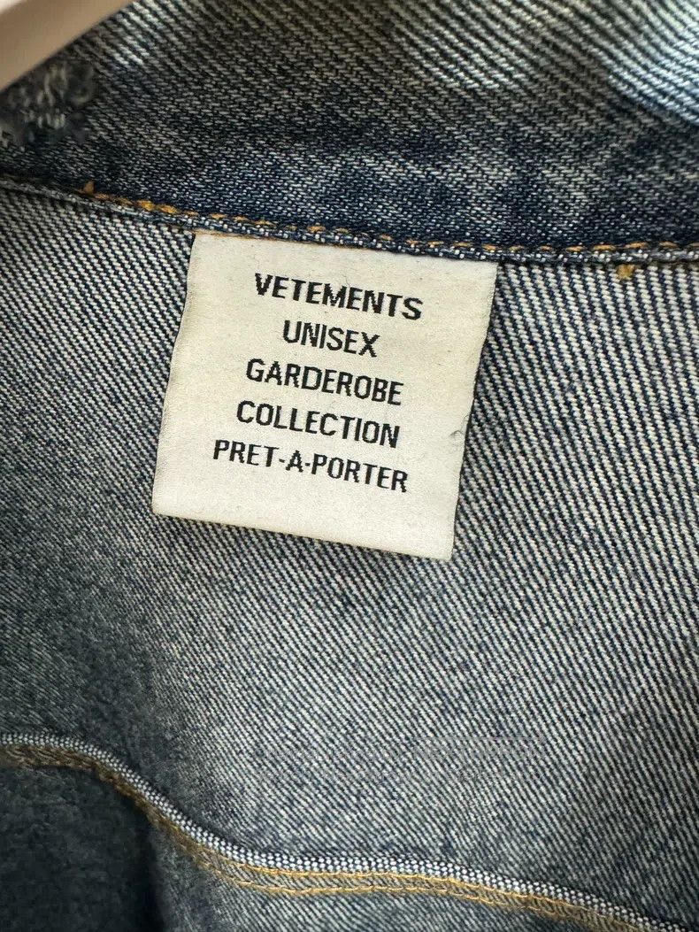 Vetements Vetements Denim Jacket Size US M / EU 48-50 / 2 - 2 Thumbnail