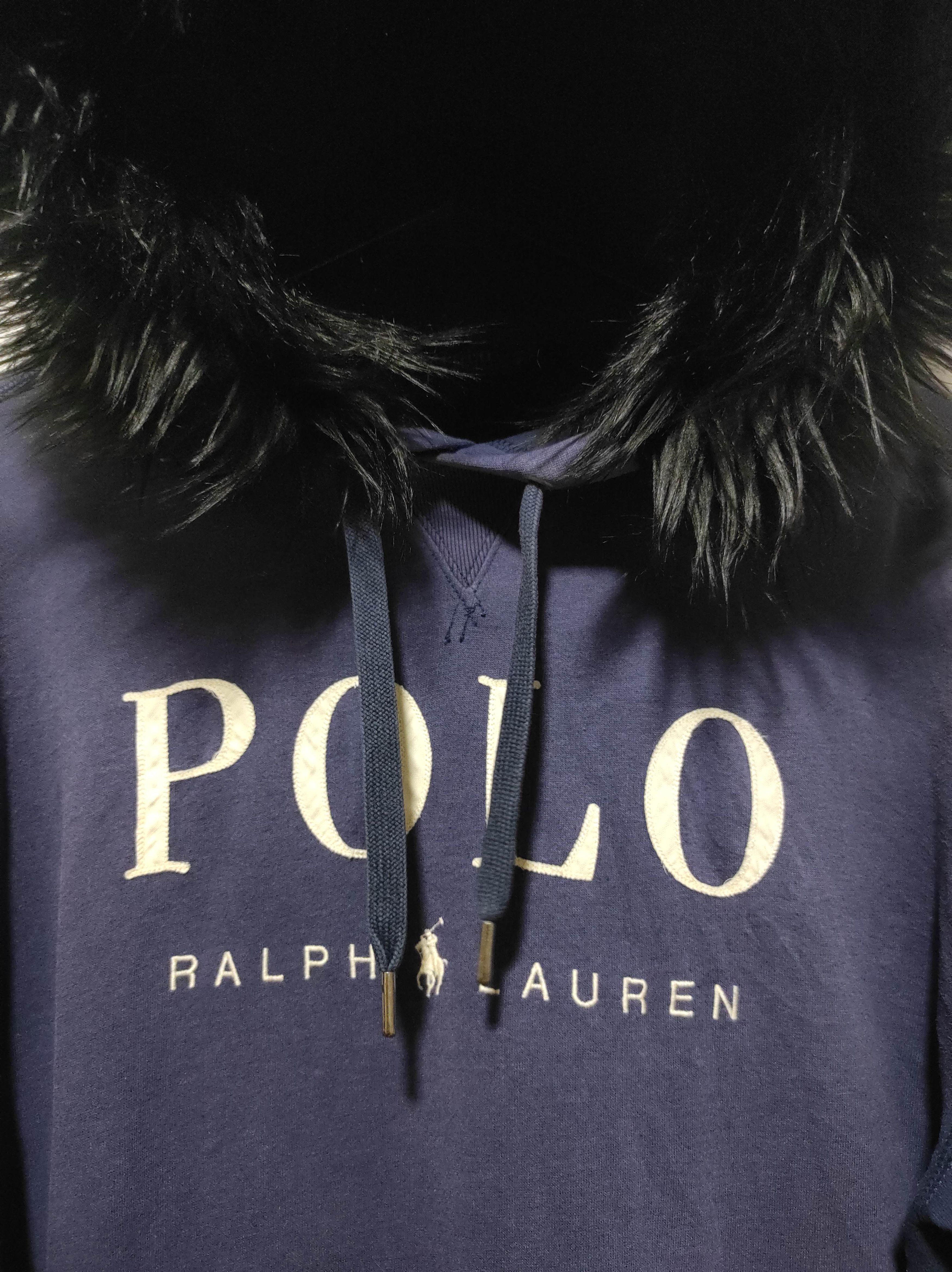 If Six Was Nine Polo Ralph Lauren navy faded Fur Hoodie Lgb Style Size US M / EU 48-50 / 2 - 12 Thumbnail