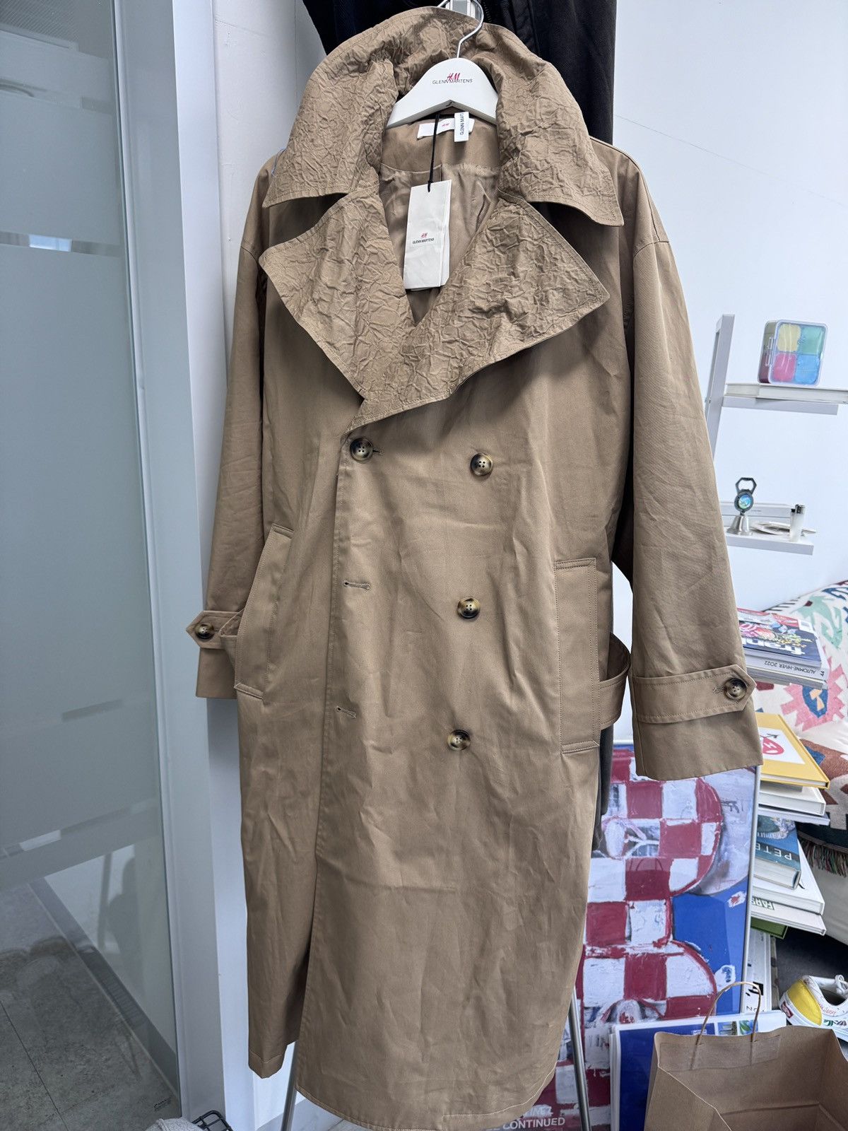 H&M H&M x Glenn Martens Trench Coat Size S / US 4 / IT 40 - 4 Thumbnail