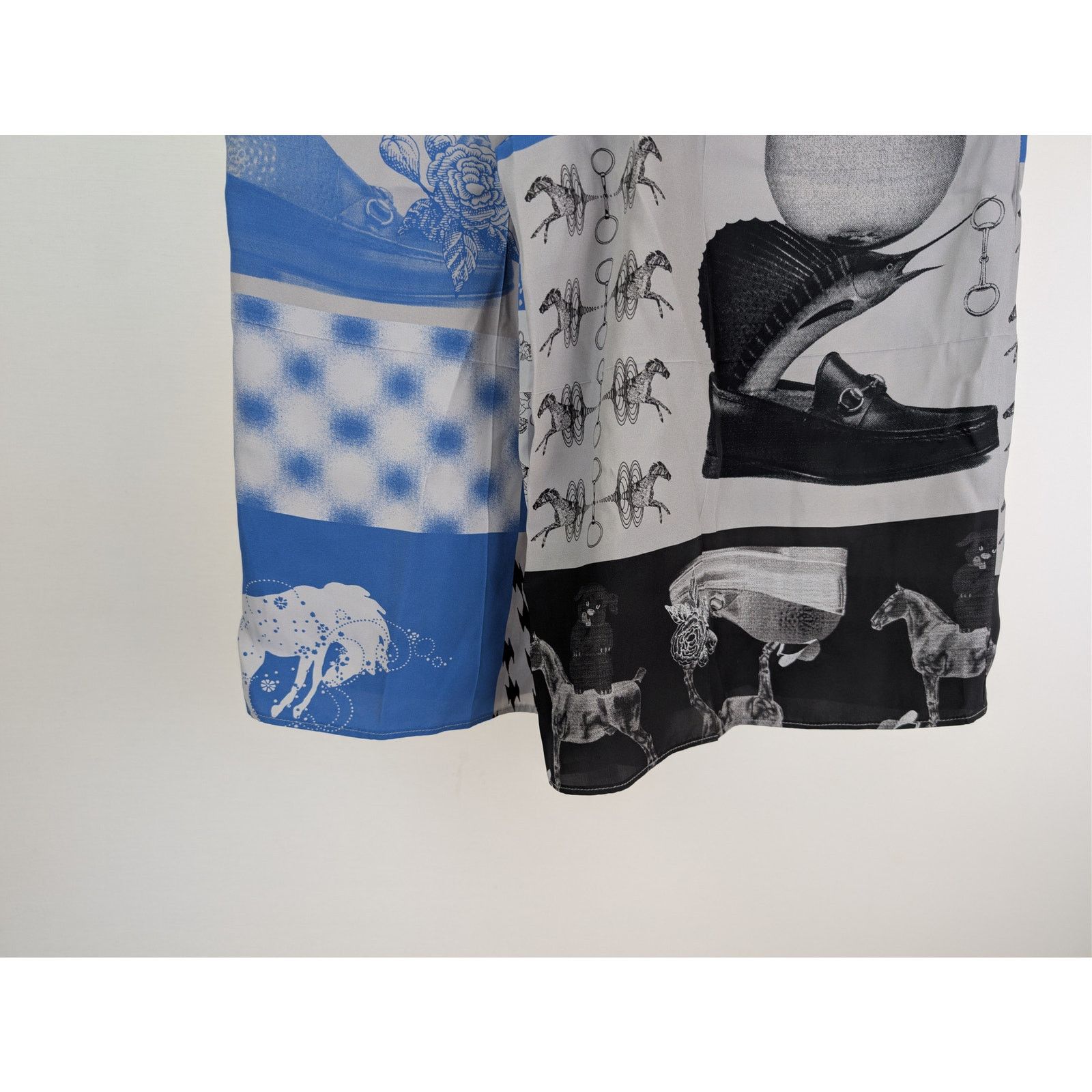 Gucci o1rshd1 Short Pant in Blue/Black Size US 34 / EU 50 - 12 Thumbnail