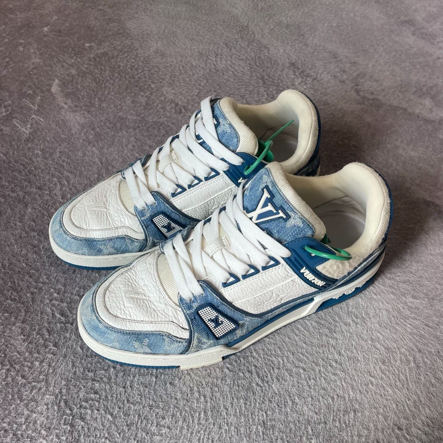 Louis Vuitton Louis Vuitton Training Denim Blue Lowtop Sneakers 41 Men Size US 8.5 / EU 41-42 - 1 Thumbnail