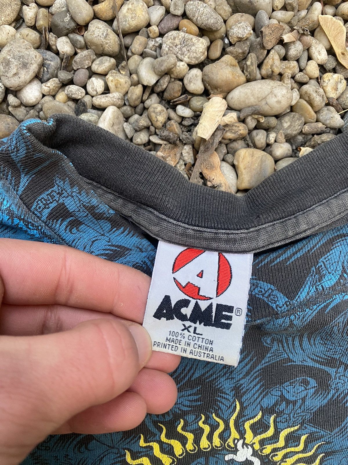 Acme Clothing × Vintage Vintage Rare 90s Triple J AOP T-Shirt Size US XL / EU 56 / 4 - 4 Thumbnail