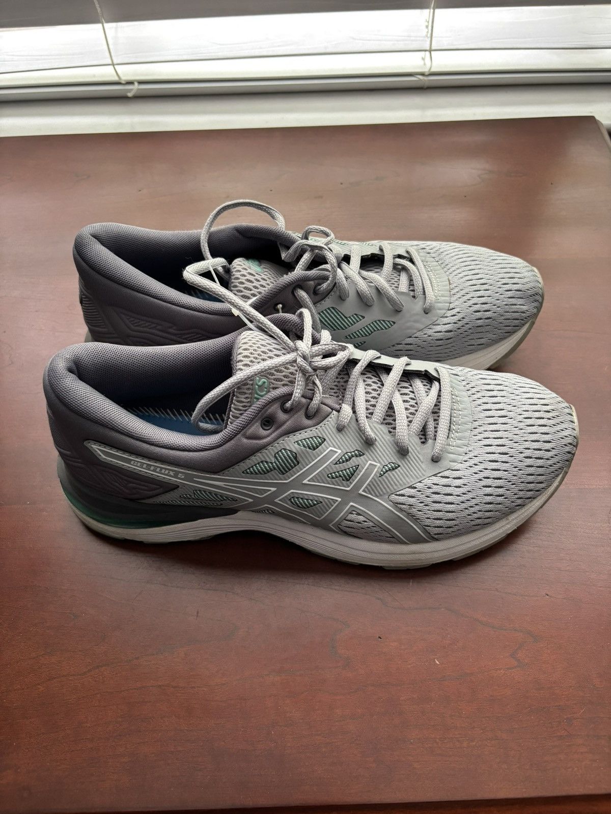 Asics Asics Womens Gel-Flux 5 Running Shoes Gray Low Top Shoes Size US 10 / IT 40 - 1 Thumbnail