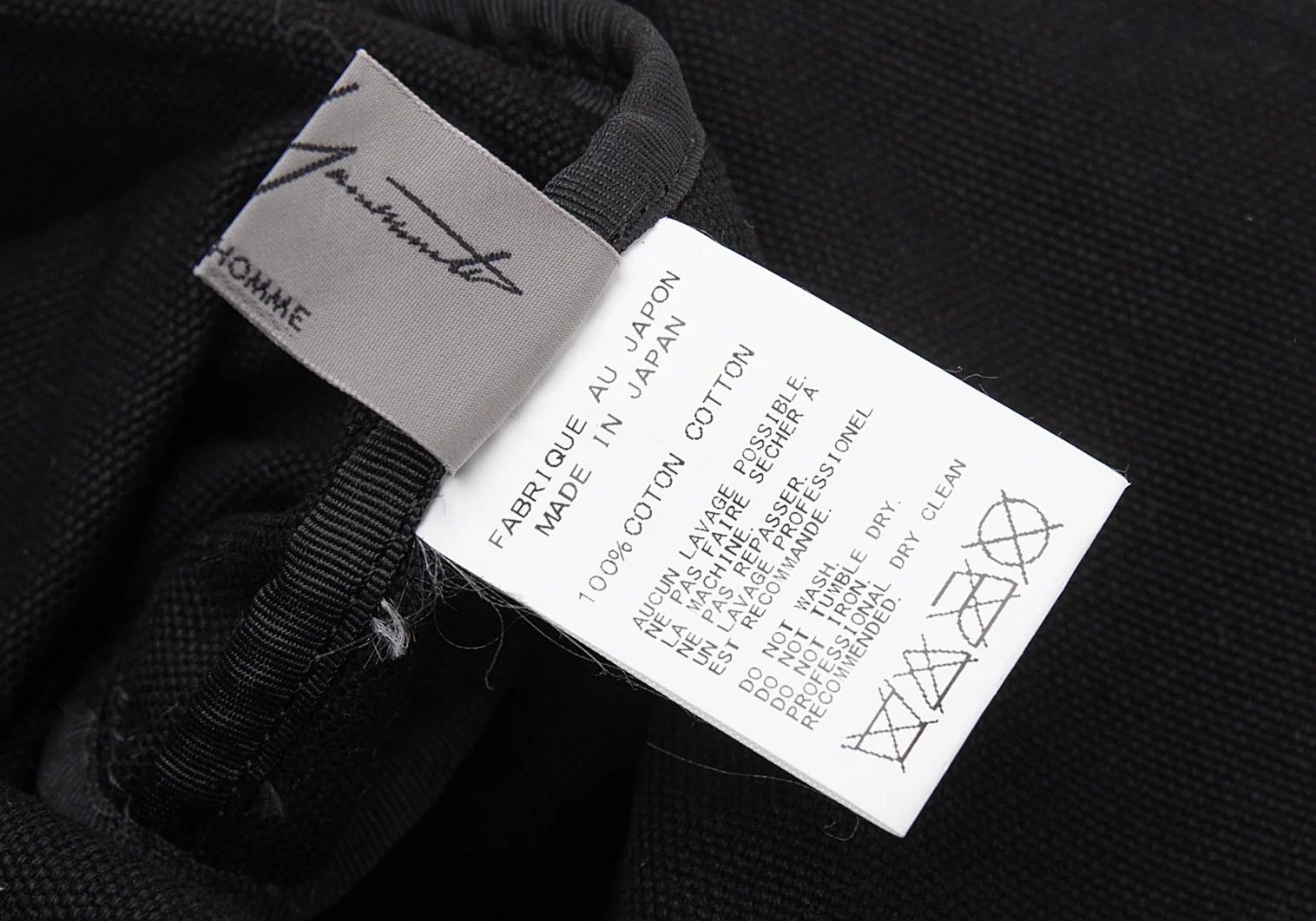 Yohji Yamamoto Yohji Yamamoto Printed 2WAY Bag Black Size ONE SIZE - 18 Thumbnail