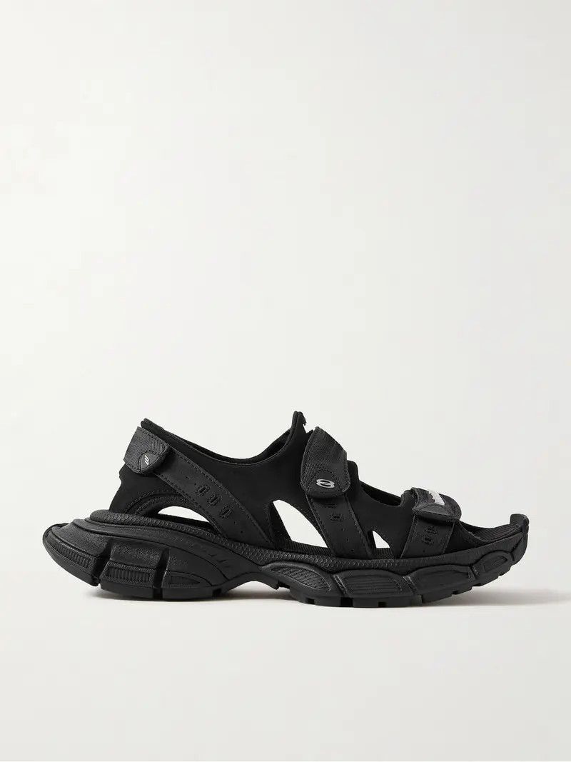 Balenciaga o1srvl11e0426 3XL Sandals in Black Size US 13 / EU 46 - 1 Thumbnail