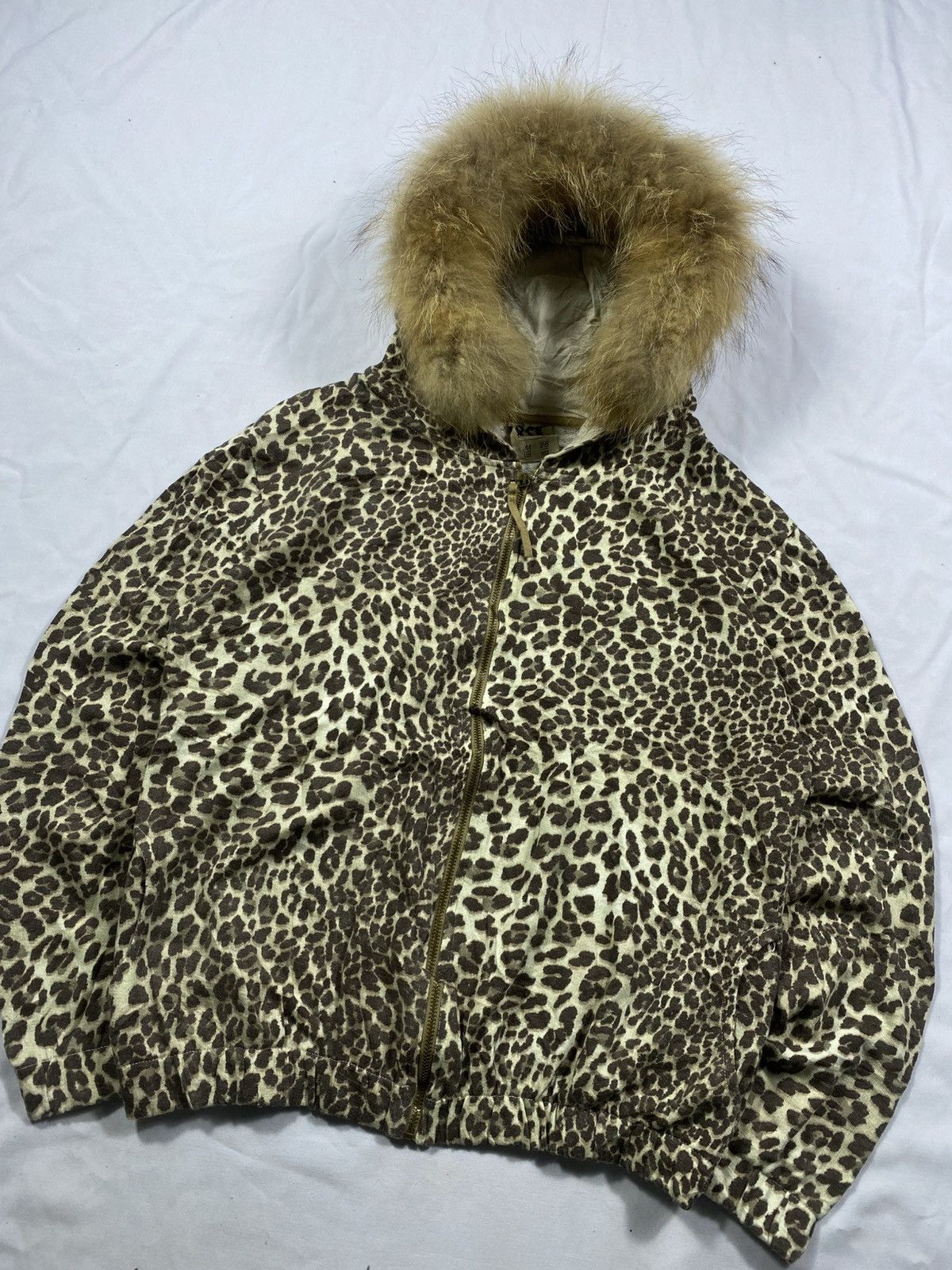 If Six Was Nine Japanese Bsk Faux Fur Leopard zip Hoodie lgb style Size US M / EU 48-50 / 2 - 2 Thumbnail