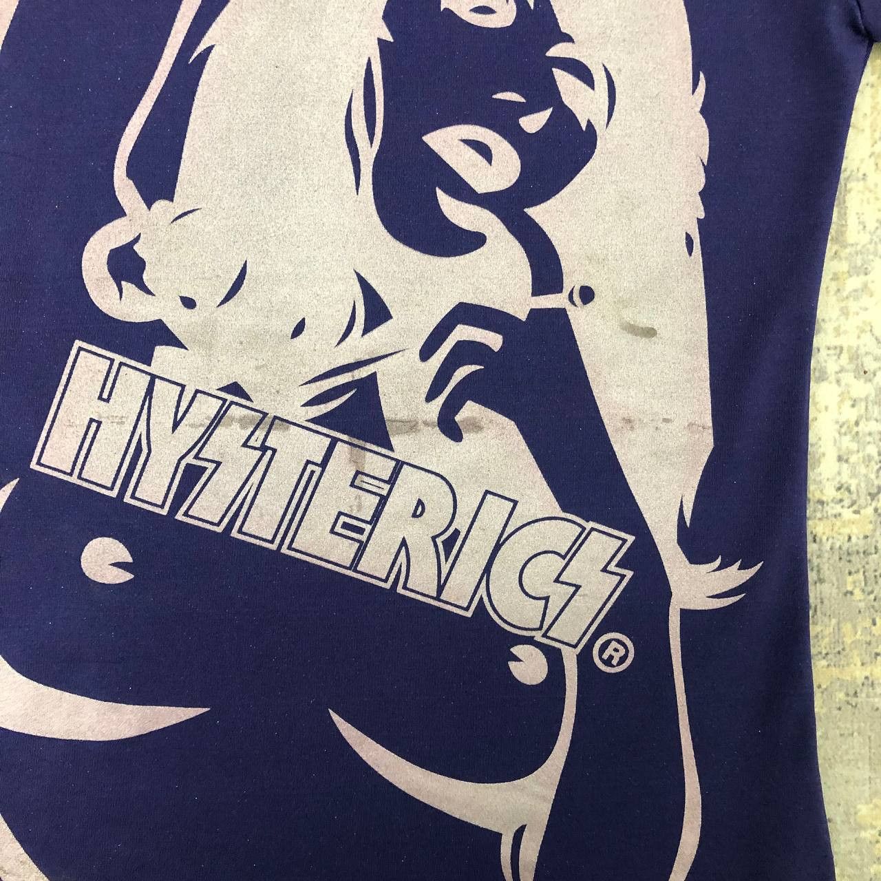 Hysteric Glamour T196 HYSTERIC GLAMOUR CROPPED TEE Size US XXS / EU 40 - 4 Thumbnail