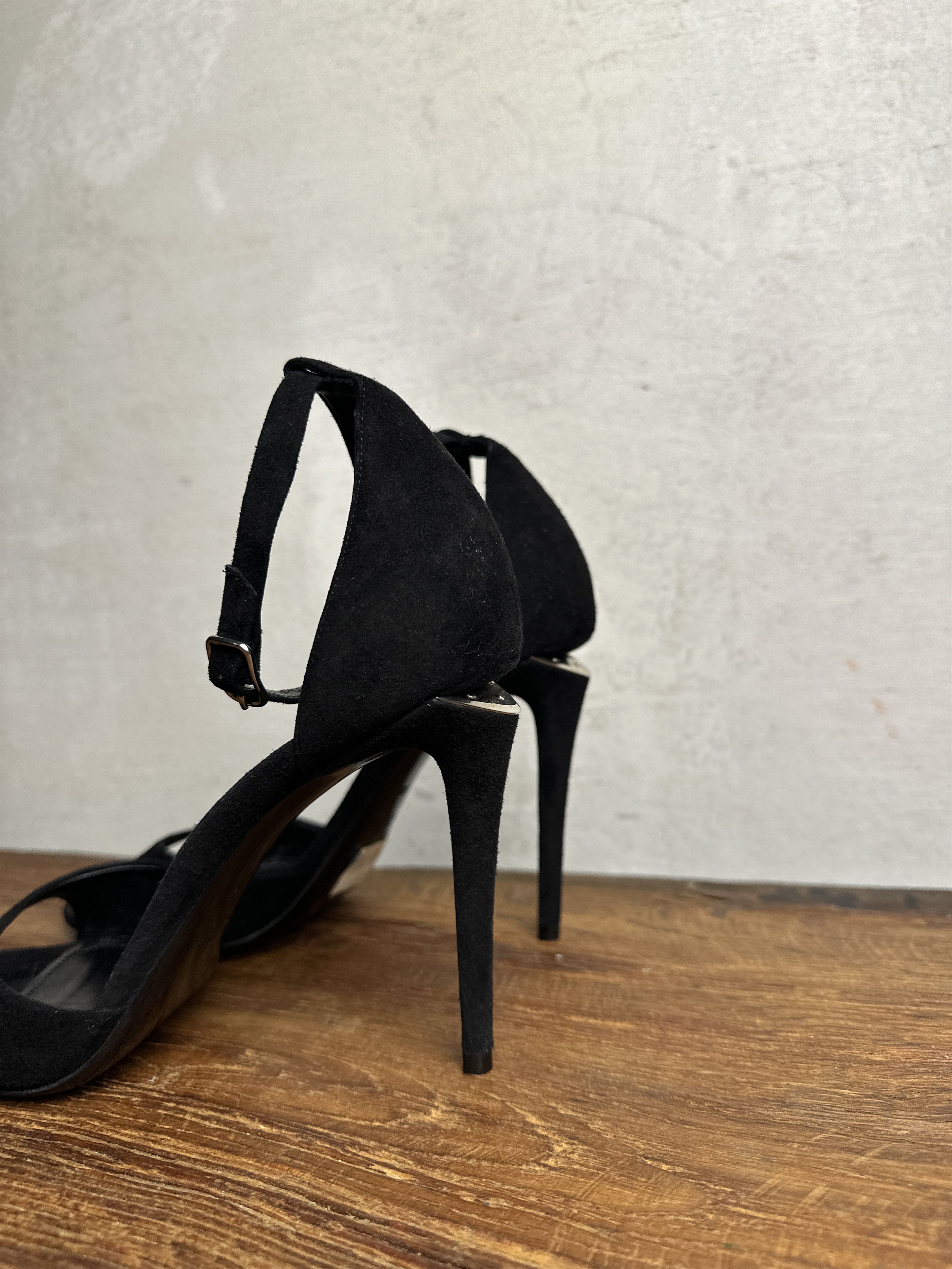 Alexander Wang Alexander Wang Black High Heeled Sandals Size US 10 / IT 40 - 3 Thumbnail