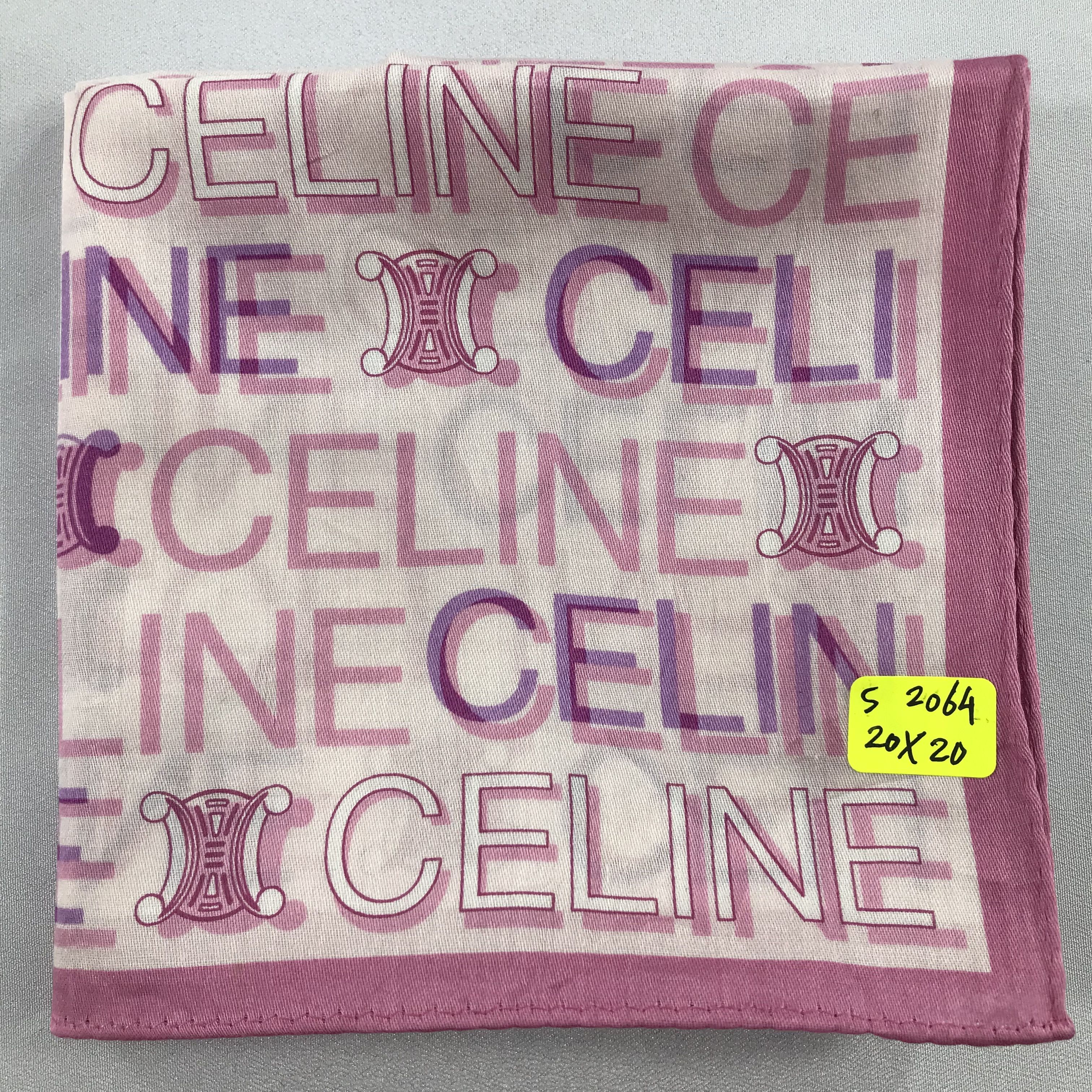 Celine × Vintage Celine Bandana / Handkerchief / Neckerchief - S2064 Size ONE SIZE - 5 Thumbnail