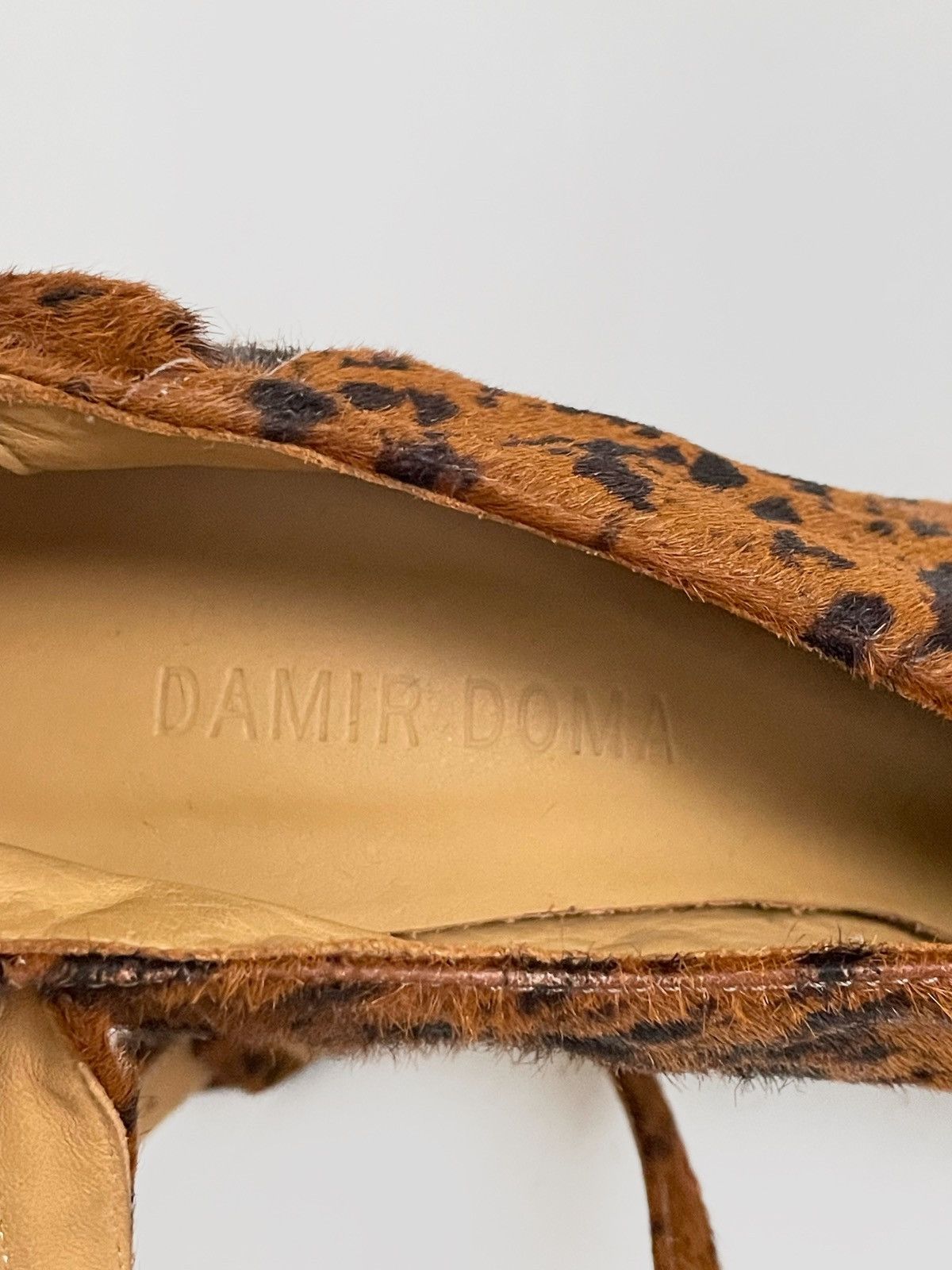 Damir Doma × Designer Archive Damir Doma fur/leather heels shoes Size US 10 / IT 40 - 8 Thumbnail