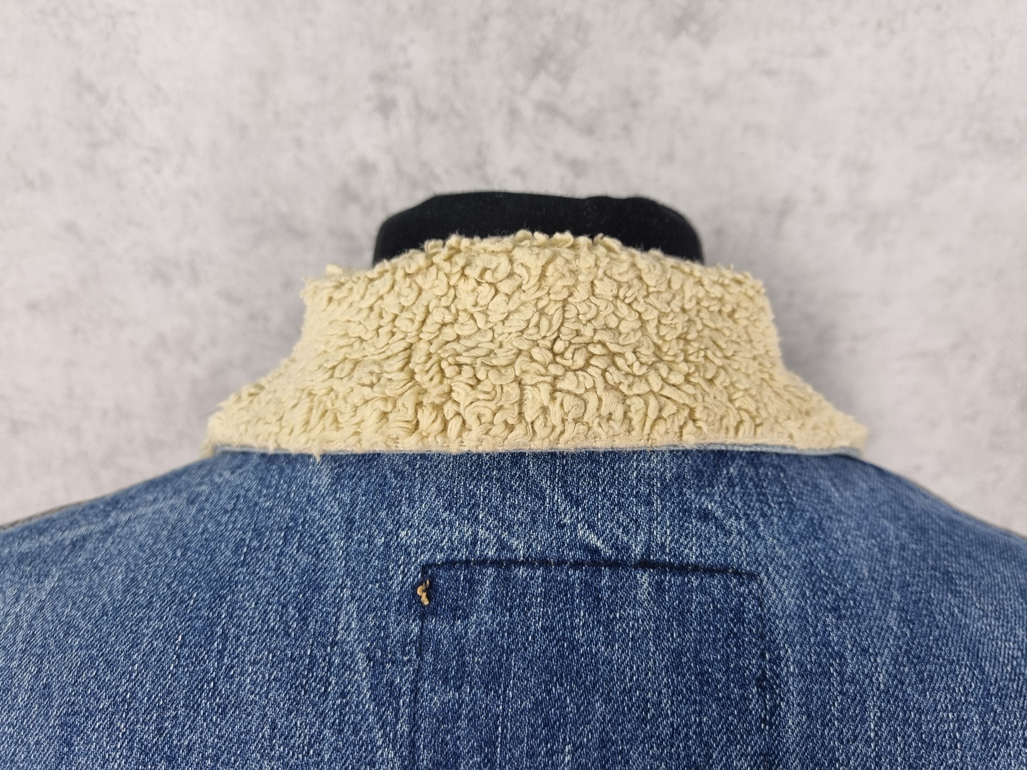 Levi's × Levi's Vintage Clothing × Vintage Distressed Faded Dirty Levi's Plaid Inside Sherpa Collar Size US M / EU 48-50 / 2 - 15 Thumbnail