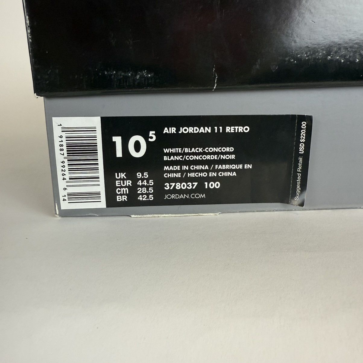 Jordan Brand × Nike Size 10.5-Jordan 11 Concord 2018-LIGHTLY WORN Size US 10.5 / EU 43-44 - 18 Thumbnail