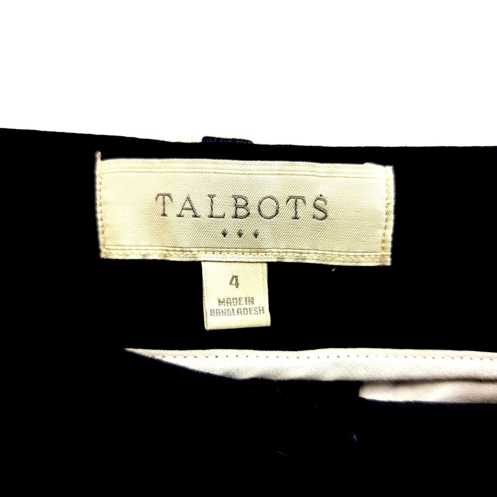 Talbots Talbots Blue Cotton Spandex Chino Shorts Mid Rise Flat Front Size 27" / US 4 / IT 40 - 4 Thumbnail