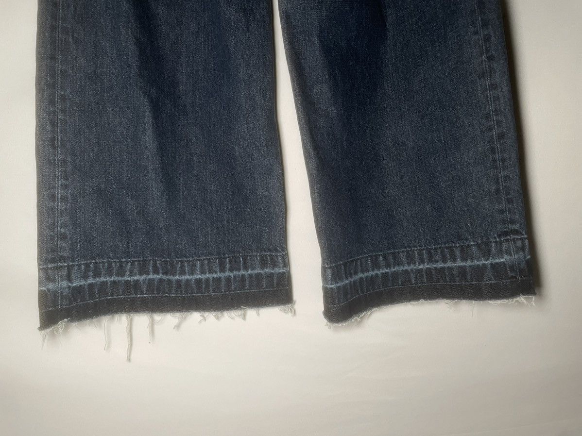 Sacai Sacai Belted Wide Leg Jeans Size 27" / US 4 / IT 40 - 10 Thumbnail