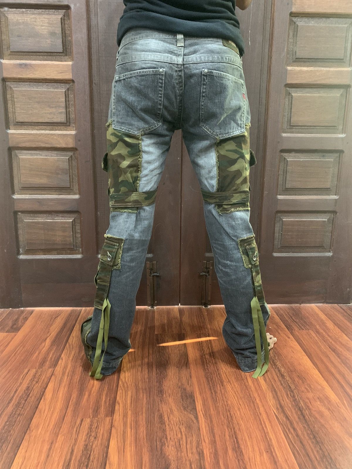 If Six Was Nine × Nicole Club 💥Rare💥Nicole Club For Men Cargo Jeans Size US 32 / EU 48 - 12 Thumbnail
