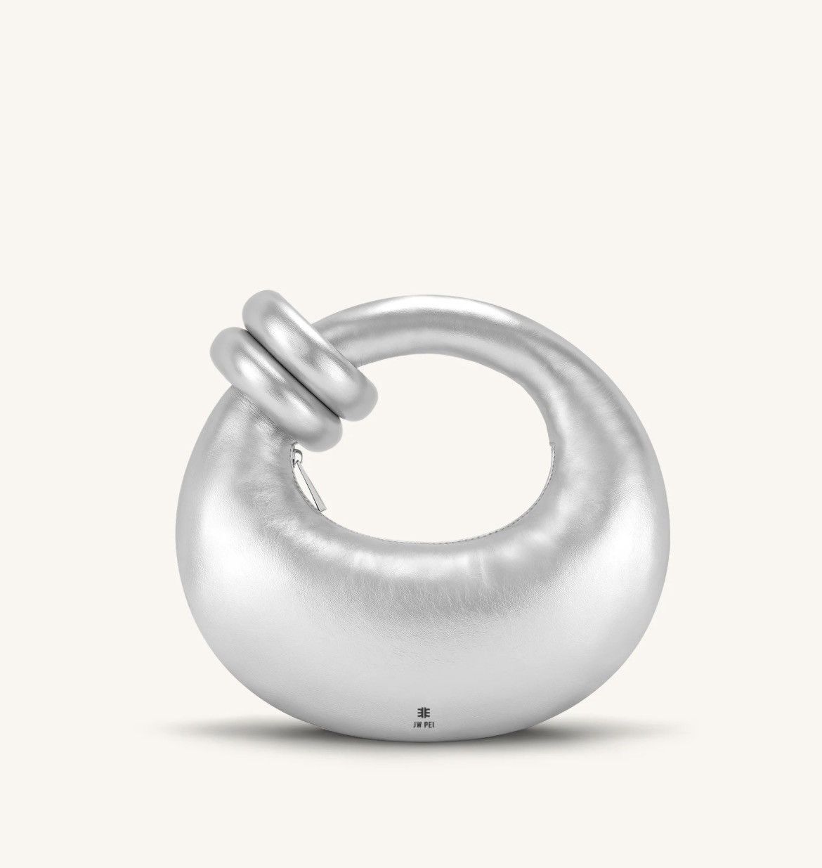 JW PEI JW PEI Abacus Top Handle Bag- Silver Size ONE SIZE - 1 Thumbnail