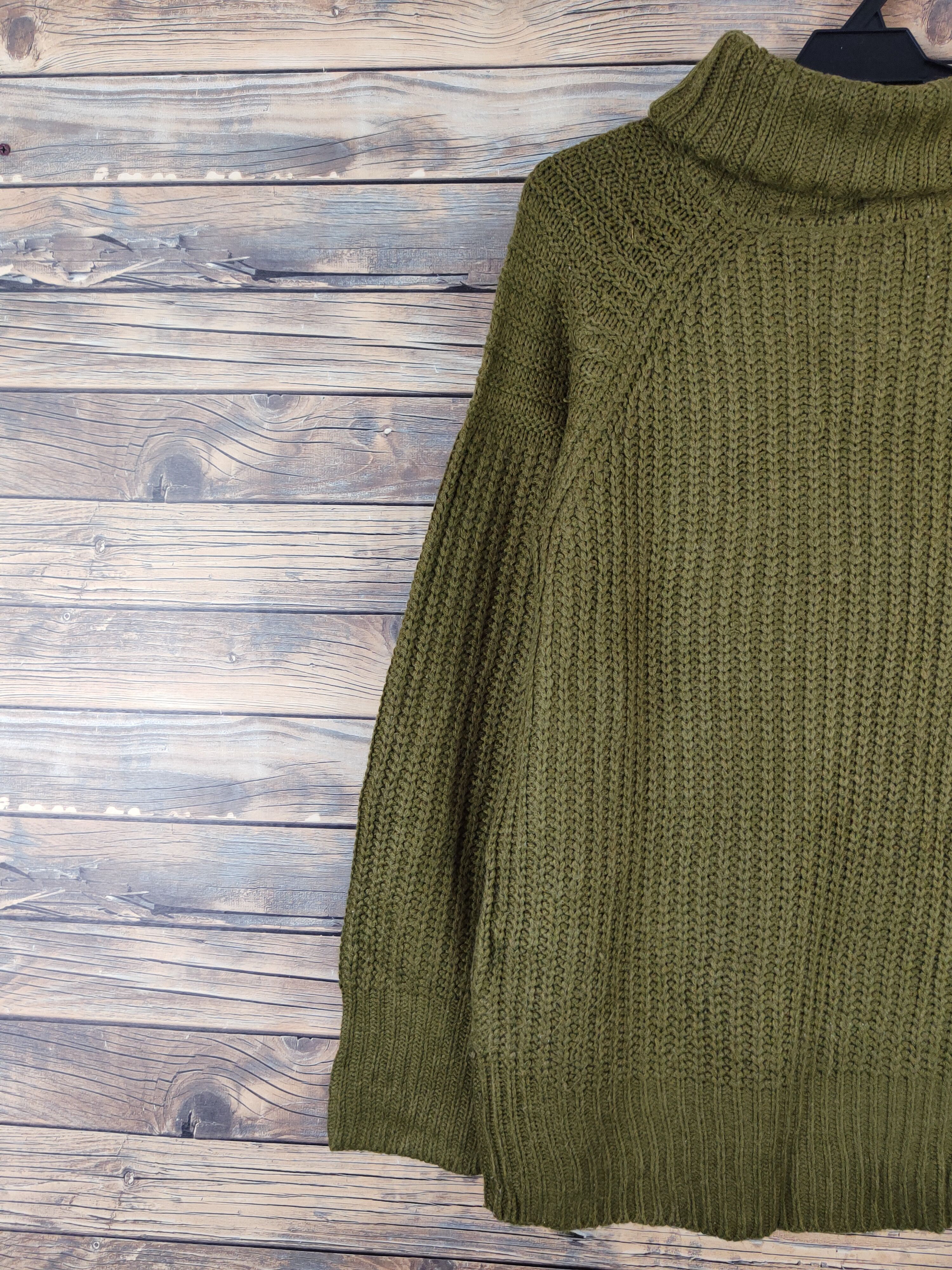 Japanese Brand W Closet Olive Knitwear Sweatshirts #W1007 Size US L / EU 52-54 / 3 - 8 Thumbnail