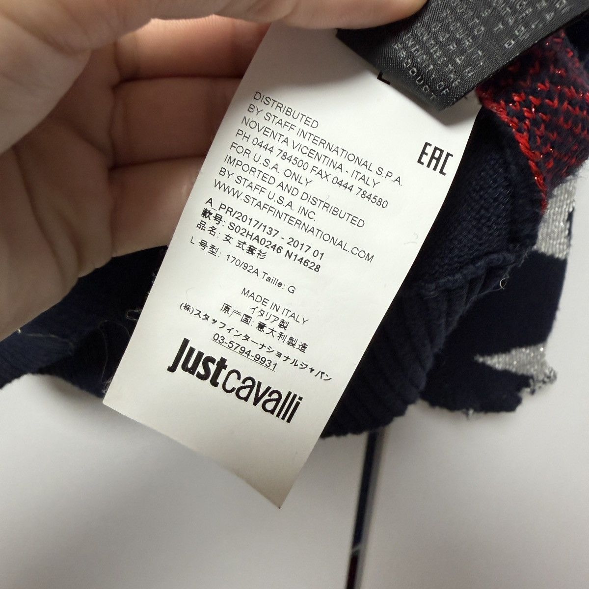 Just Cavalli Just Cavalli women's sweater with stars, vintage rare Size L / US 10 / IT 46 - 9 Thumbnail