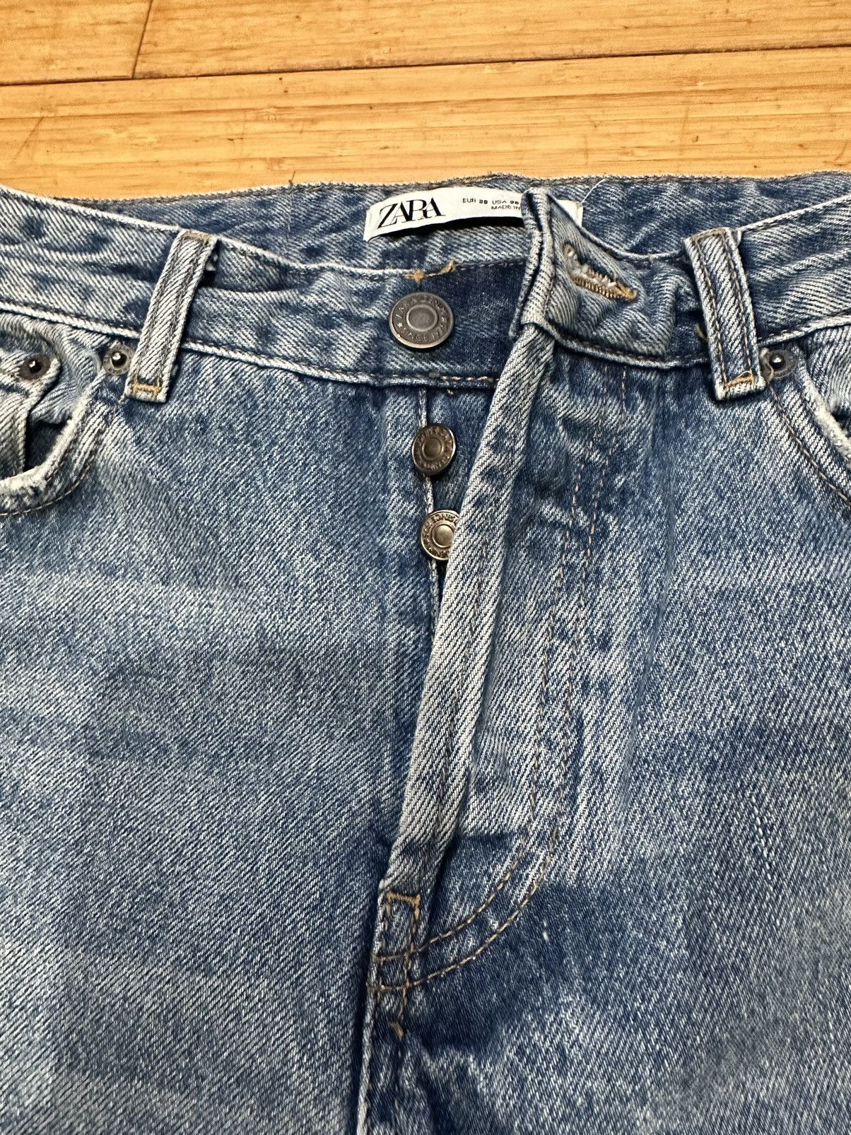 Zara Zara Men’s Straight Blue Jeans Size 30 Size US 30 / EU 46 - 6 Thumbnail