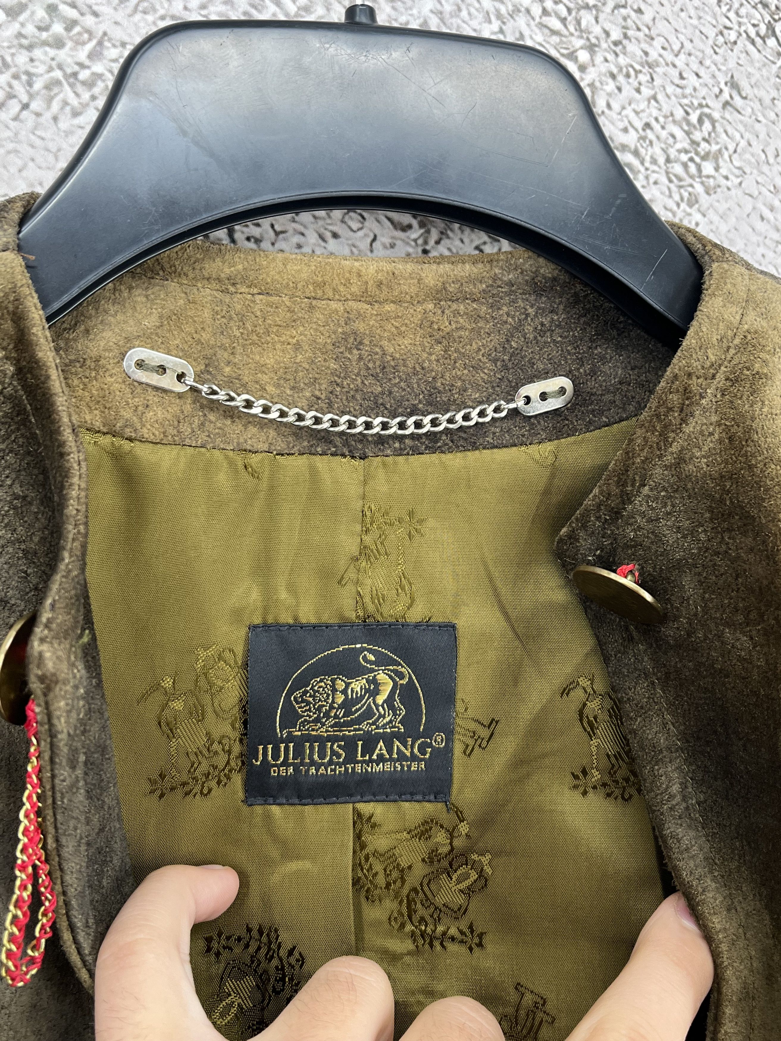Julius Vintage Julius Lang Bavarian Leather Jacket Trachten Style Size S / US 4 / IT 40 - 8 Thumbnail