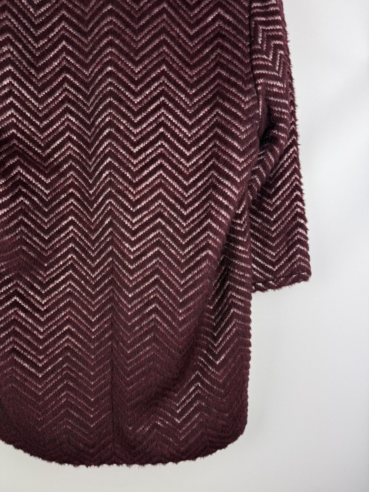 Just Cavalli × Roberto Cavalli Just Cavalli Wool / Alpaca Zig Zag Patterned Coat Jacket Size XS / US 0-2 / IT 36-38 - 20 Thumbnail