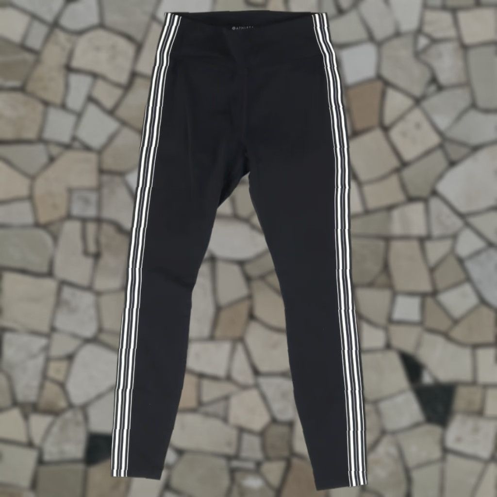 Athleta Women’s S Black Track Tux Tight High Stretch Pants Shirt?