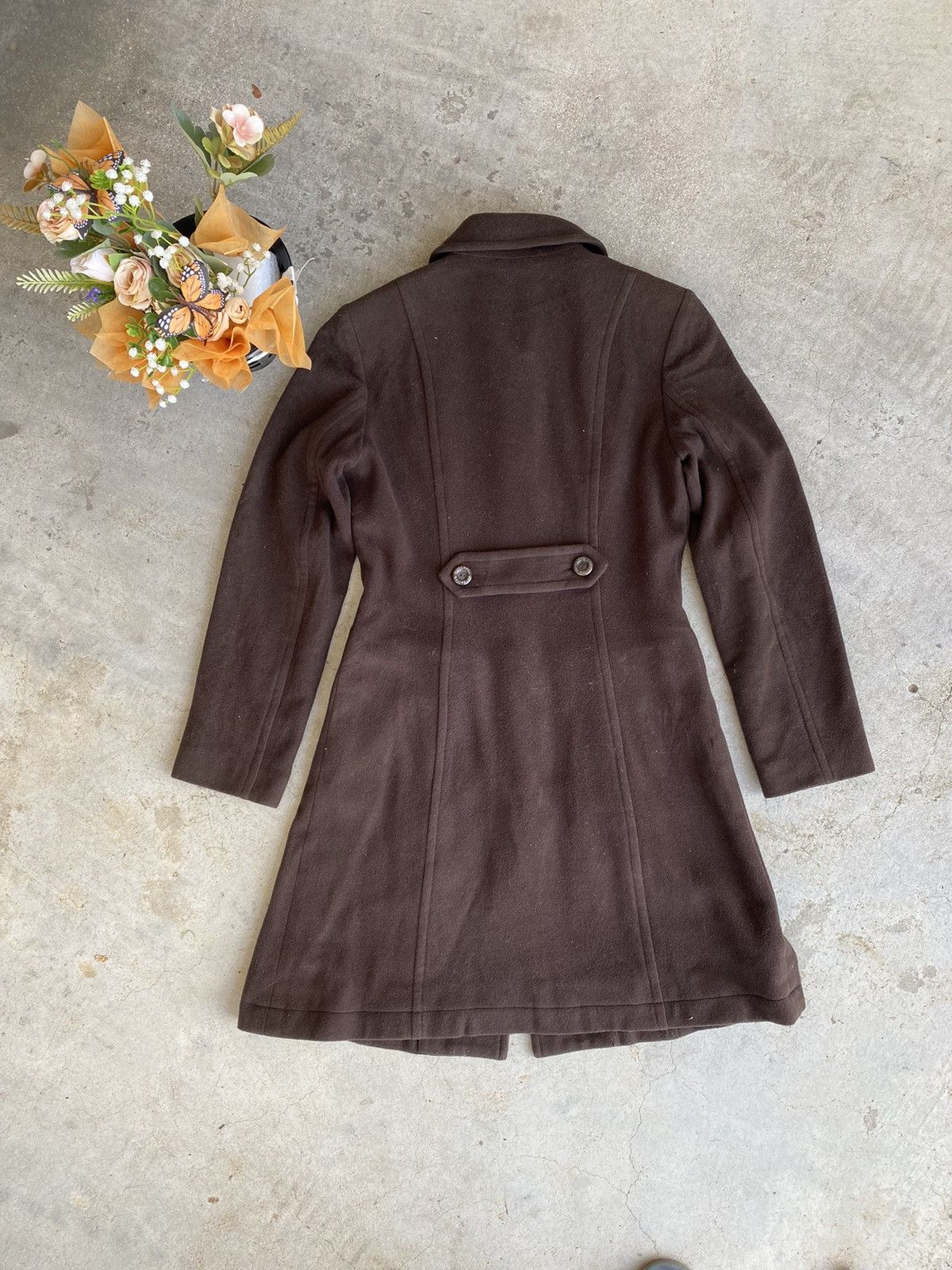 Burberry Burberry Wool Coat Long Jacket Size S / US 4 / IT 40 - 2 Thumbnail