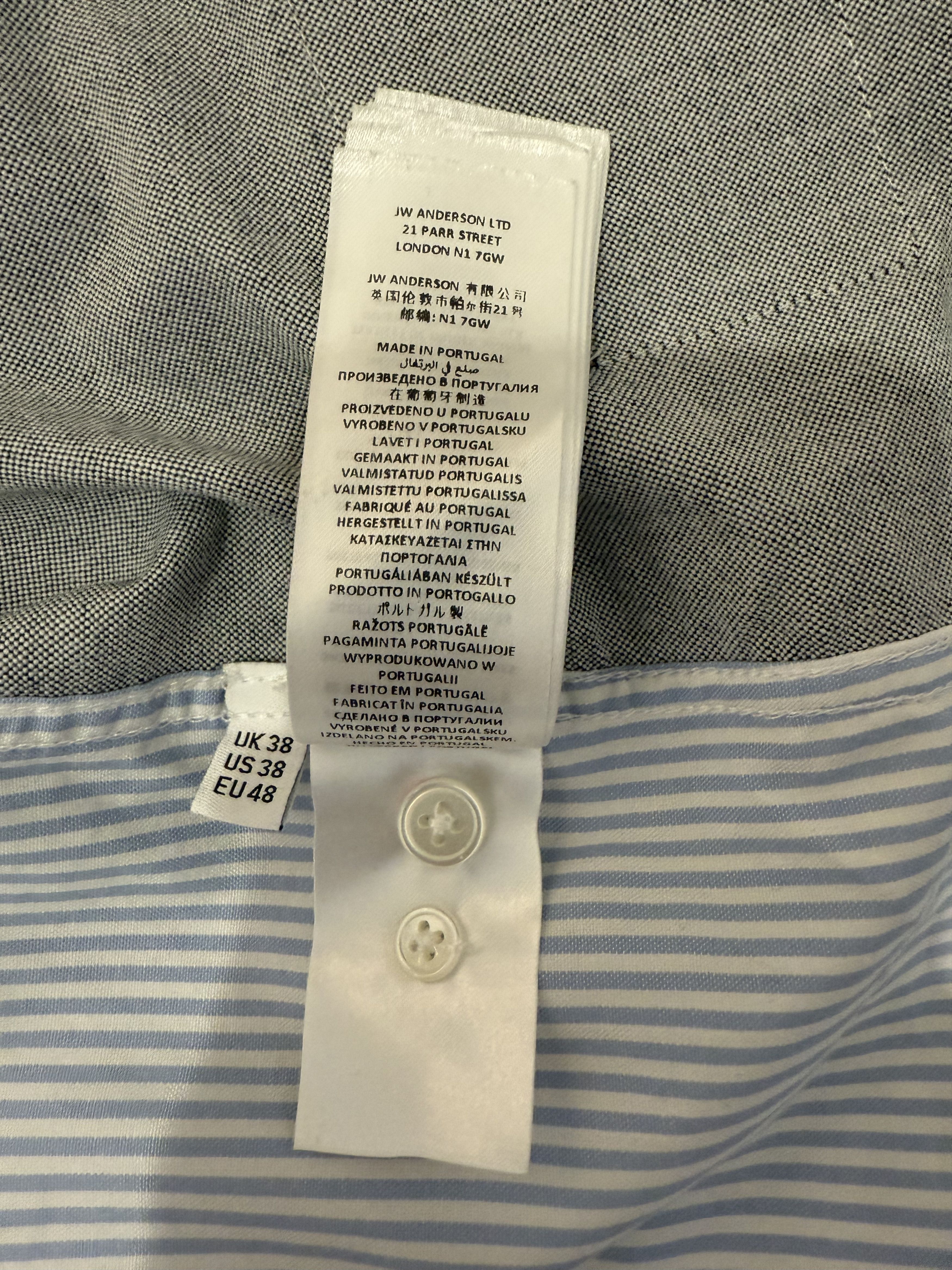 JW Anderson JW ANDERSON CLASSIC FIT PATCHWORK SHIRT Size US M / EU 48-50 / 2 - 5 Thumbnail