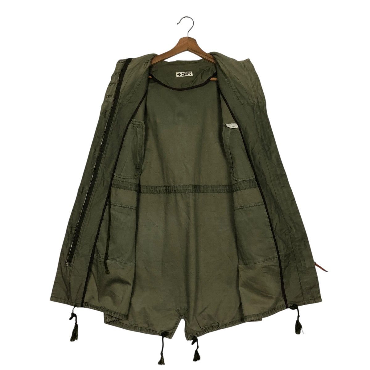 Japanese Brand 🔥VINTAGE PARKA JACKET MILITARY NOMBRE IMPAIR ISSEY MIYAKE Size US M / EU 48-50 / 2 - 16 Thumbnail