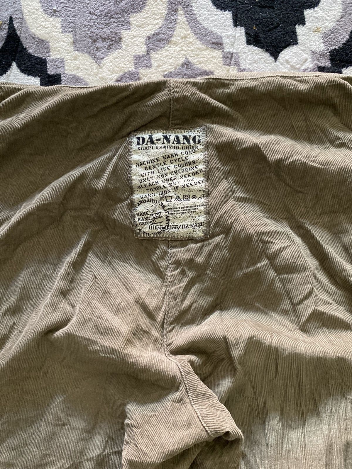 If Six Was Nine × Japanese Brand × Le Grande Bleu (L.G.B.) 2000s Da-Nang bondage punk cargo corduroy pants Size US 32 / EU 48 - 6 Thumbnail