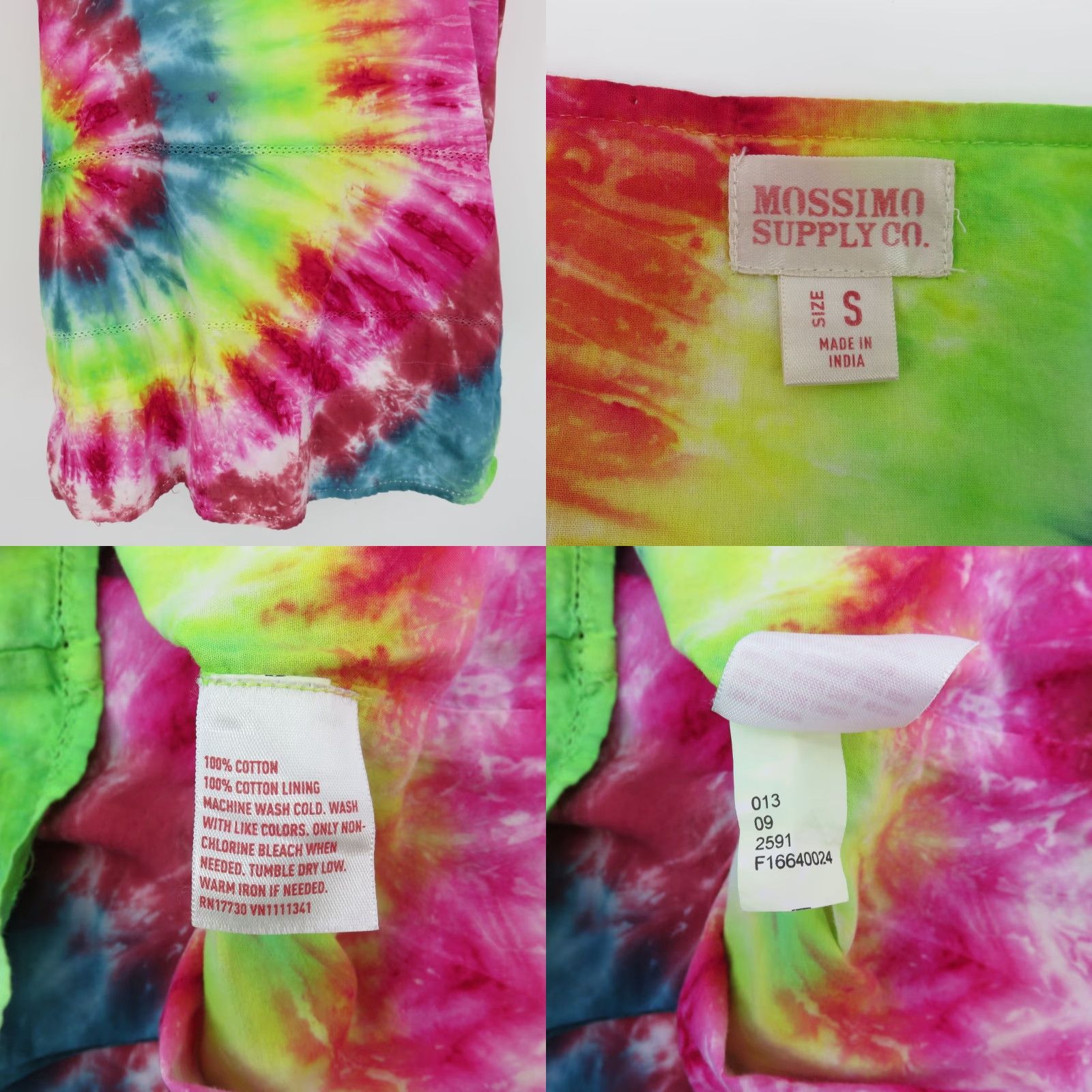 Mossimo Mossimo Supply Co Women Small Tie Dye Spaghetti Strap Tank Top Button Pleated Size S / US 4 / IT 40 - 8 Thumbnail