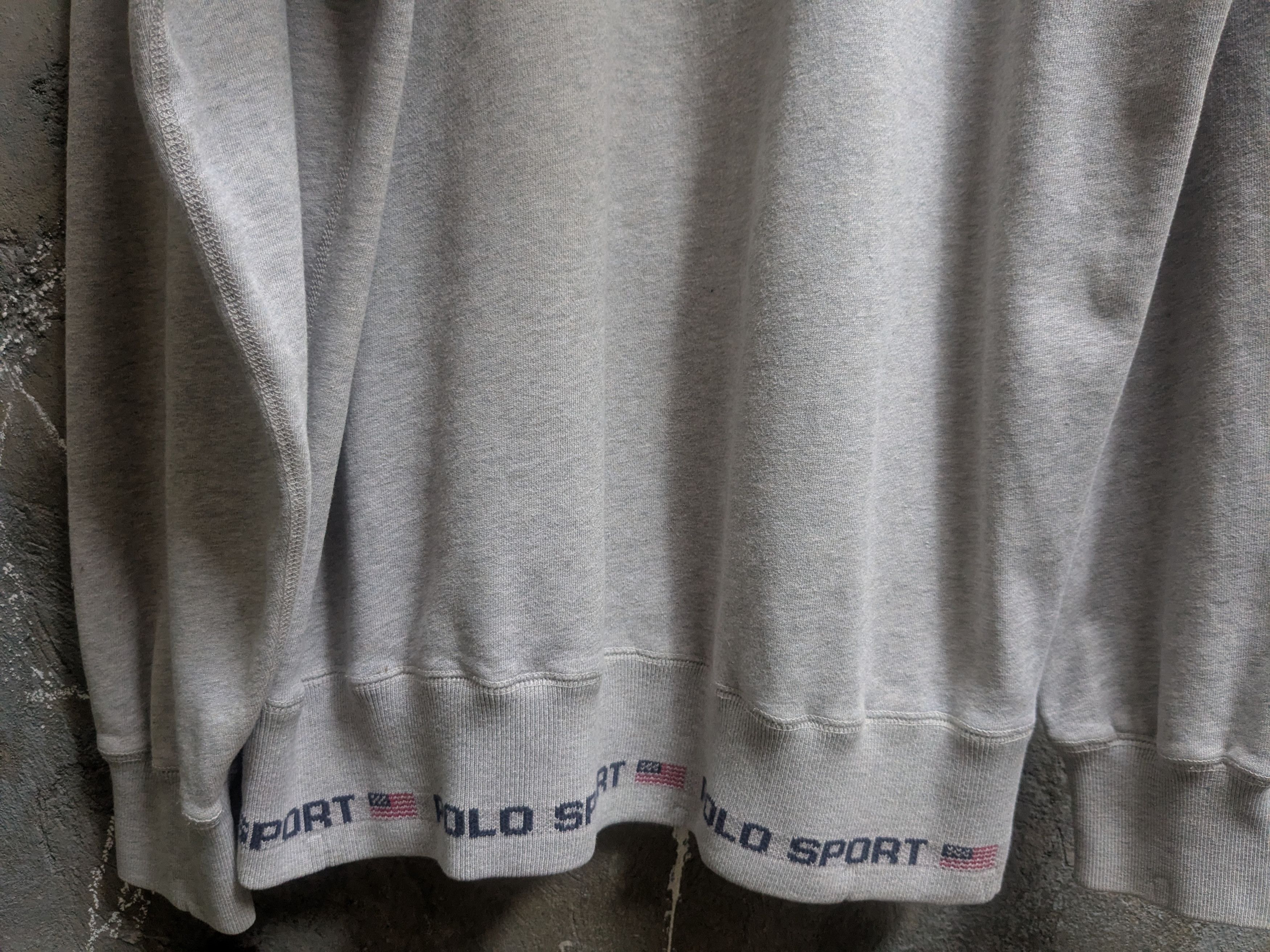 Polo Ralph Lauren polo Ralph Lauren polo sport vintage hoodie pullover Size US L / EU 52-54 / 3 - 10 Thumbnail