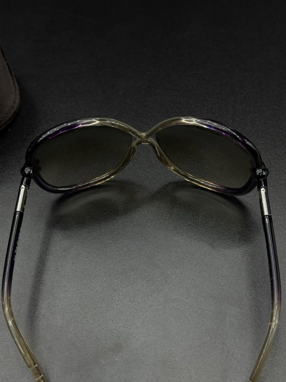 Tom Ford Tom Ford Oversized Sunglasses Knot Brown Gradient Size ONE SIZE - 7 Thumbnail
