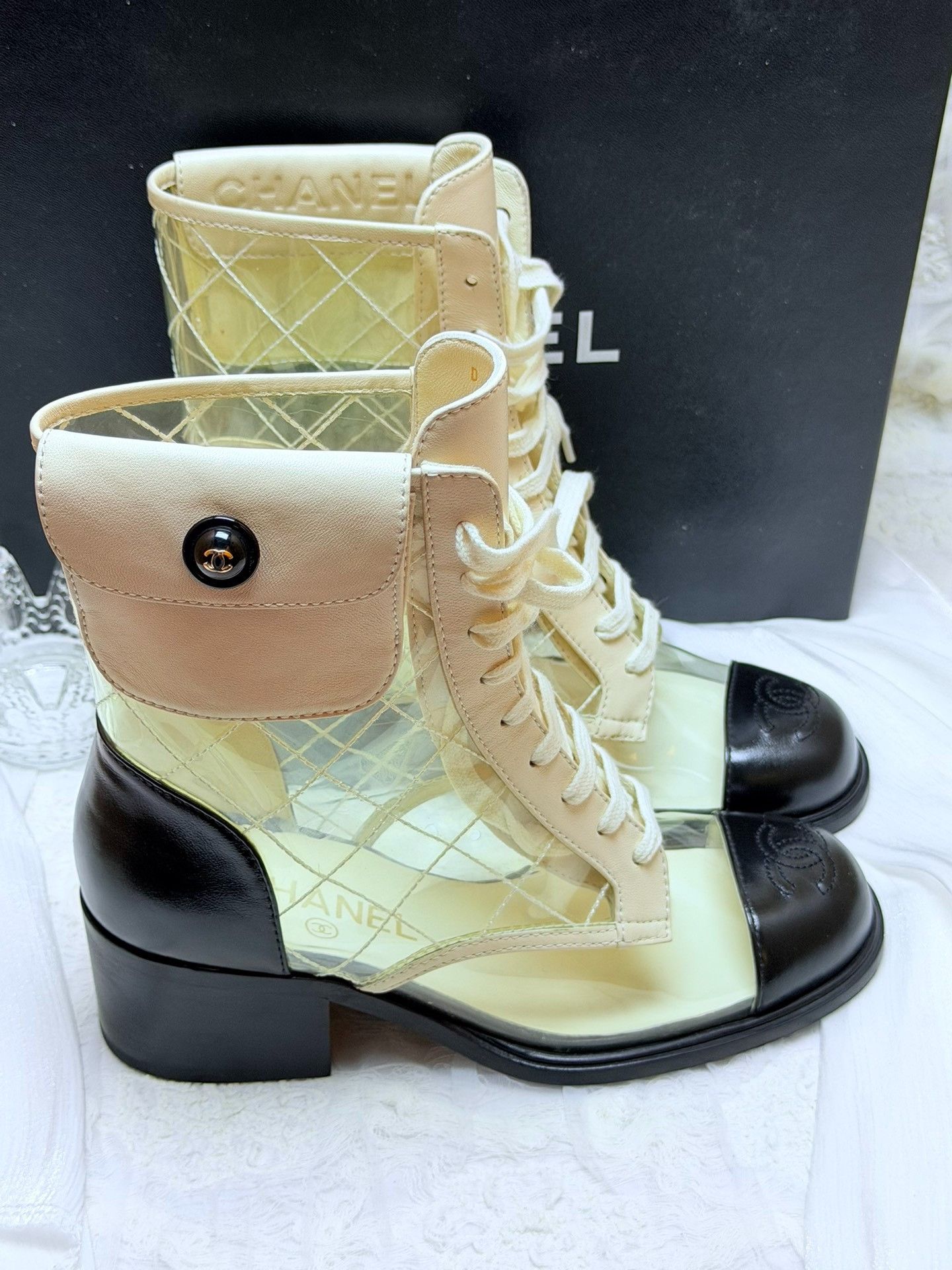 Chanel Chanel Boots us_6 Women Size US 6 / IT 36 - 1 Thumbnail