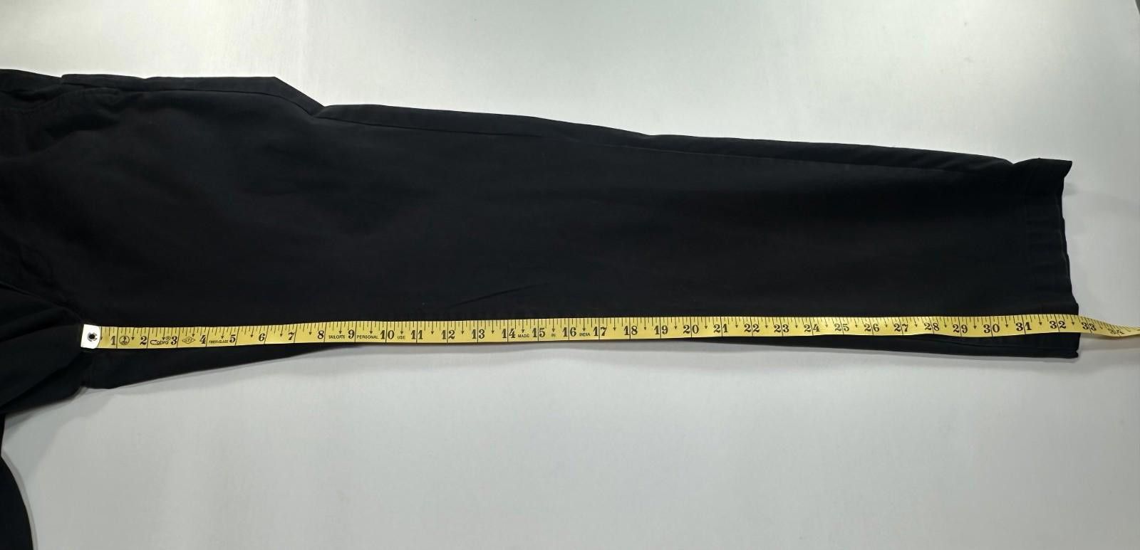 Chaps Chaps Straight Fit Flat Front Chinos Black Mens 32/34 Size US 32 / EU 48 - 5 Thumbnail