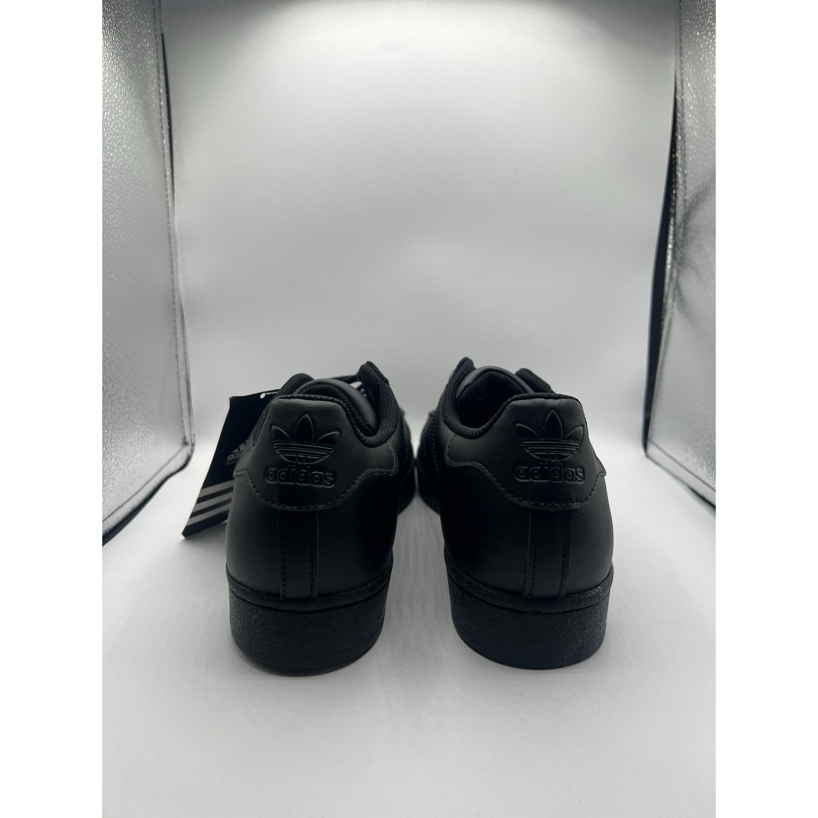 Adidas Adidas Superstar “All Black” size 10 men’s Size US 10 / EU 43 - 4 Thumbnail